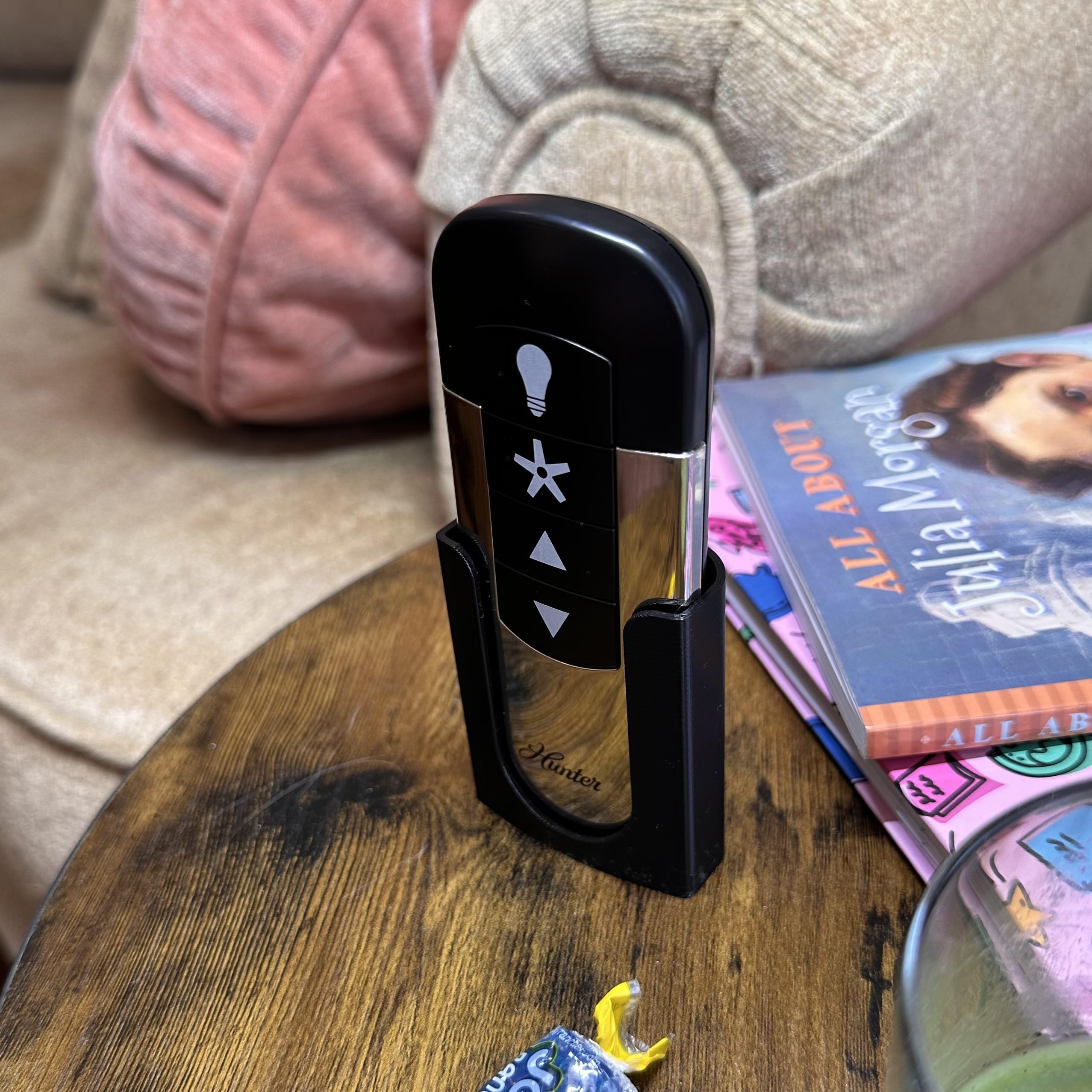 Generic Wall & Upright Mount For Hunter Ceiling Fans, Black