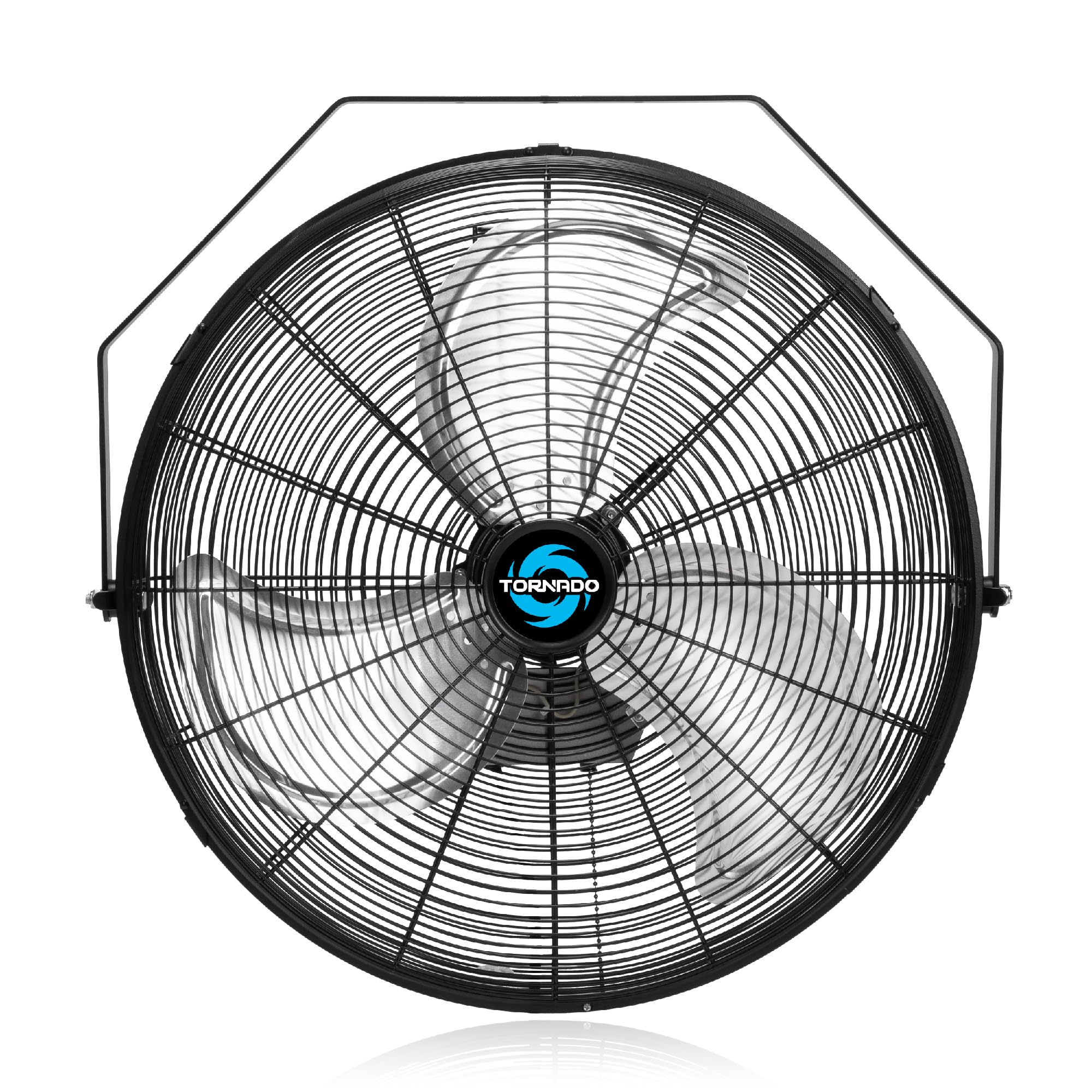Tornado   20 Inch High Velocity Industrial Wall Fan   4750 Cfm   3 Speed   6 Ft Cord   Industrial, Commercial, Residential Use  