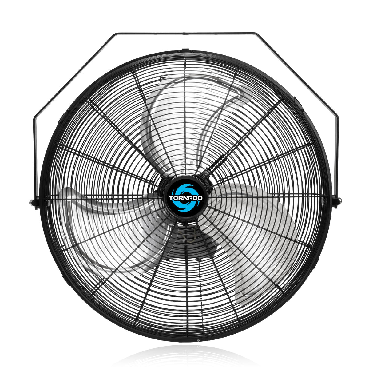 Tornado   20 Inch High Velocity Industrial Wall Fan   4750 Cfm   3 Speed   6 Ft Cord   Industrial, Commercial, Residential Use  