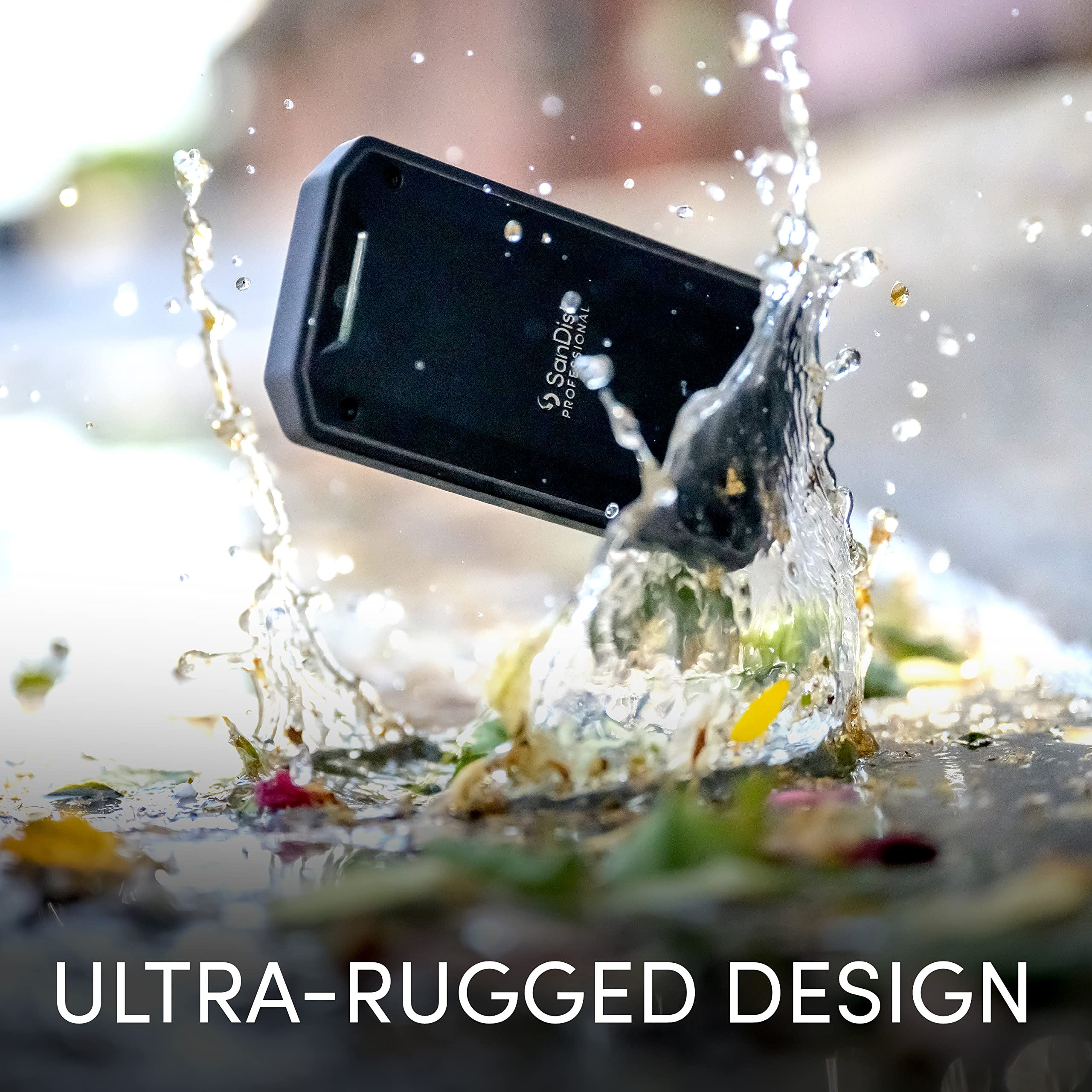 Sandisk Professional 2Tb Pro-G40 Ssd - Up To 2700Mb/S, Thunderbolt 3 (40Gbps), Usb-C (10Gbps), Ip68 Dust/Water Resistance, Exter