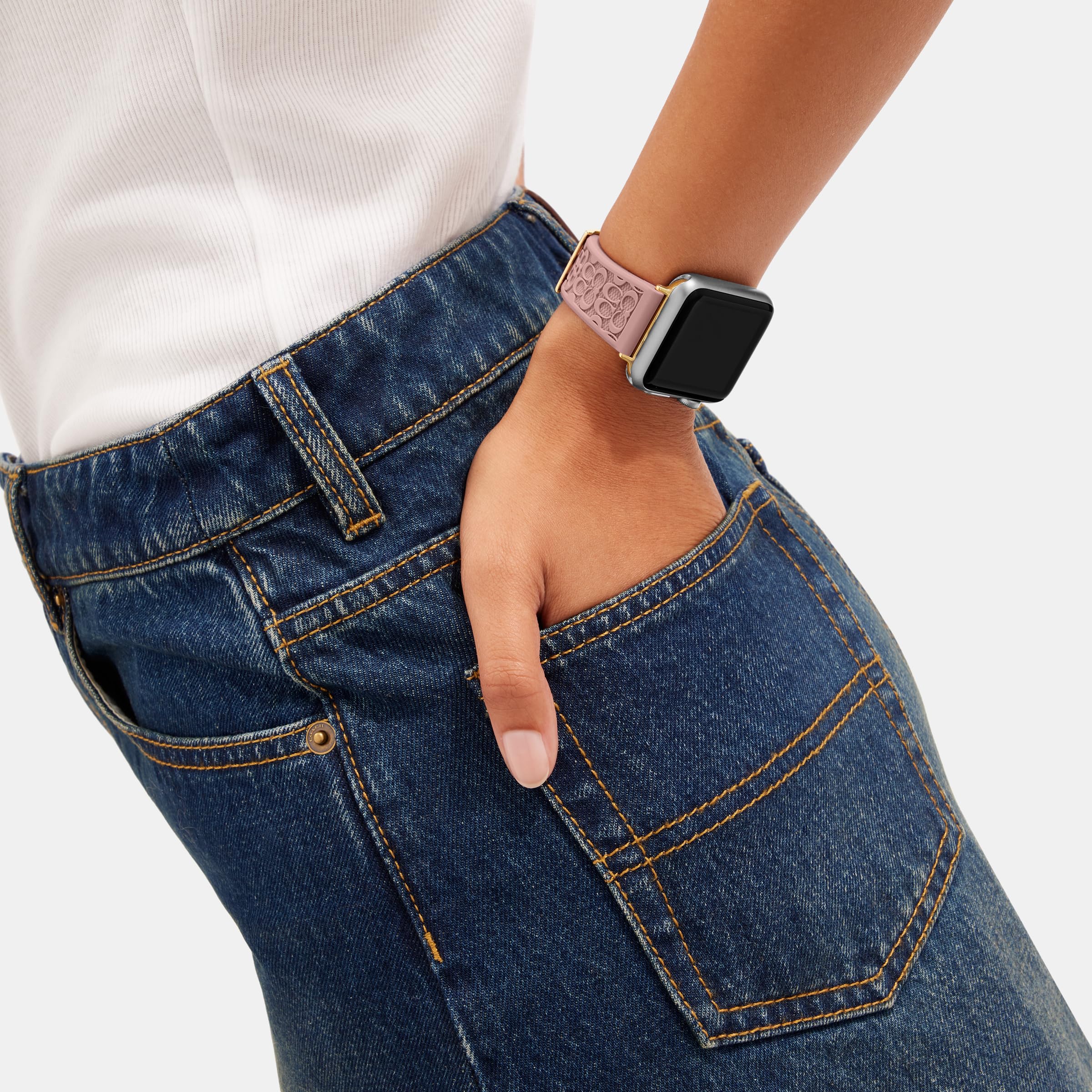 Coach Apple Watch Strap | Elevate Your Look And Customize Your Timepiece (Model 14700040)