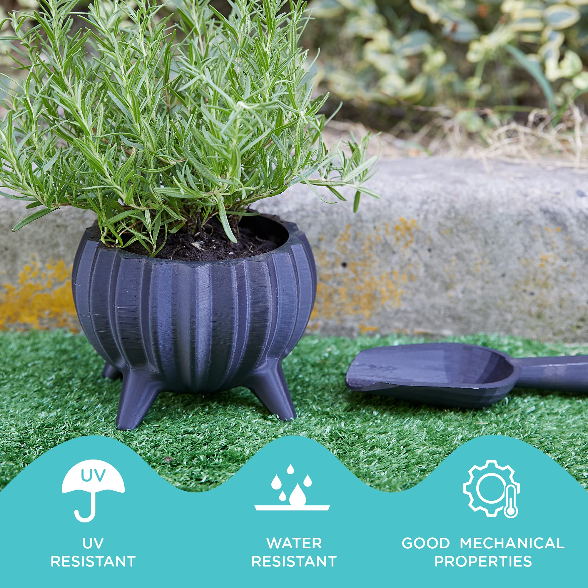 Polymaker 3Kg Asa Filament 1.75Mm Black, Asa 3D Printer Filament, Heat & Weather Resistant   Asa 3D Filament Perfect For Printin