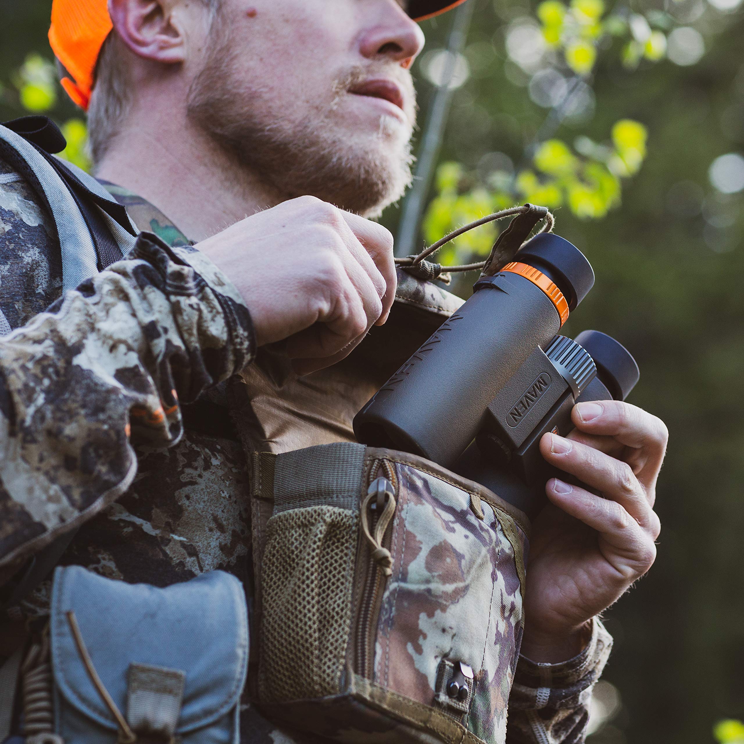 Maven C1 10X42 Mm Ed Binocular Gray/Orange