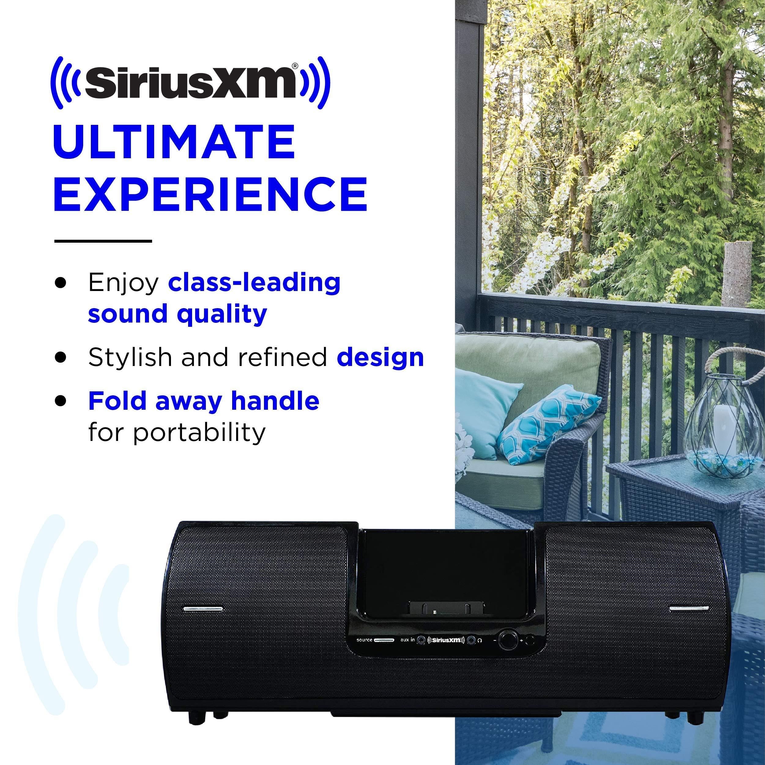 Siriusxm Sxsd2 Dock And Play Radio Boom Box