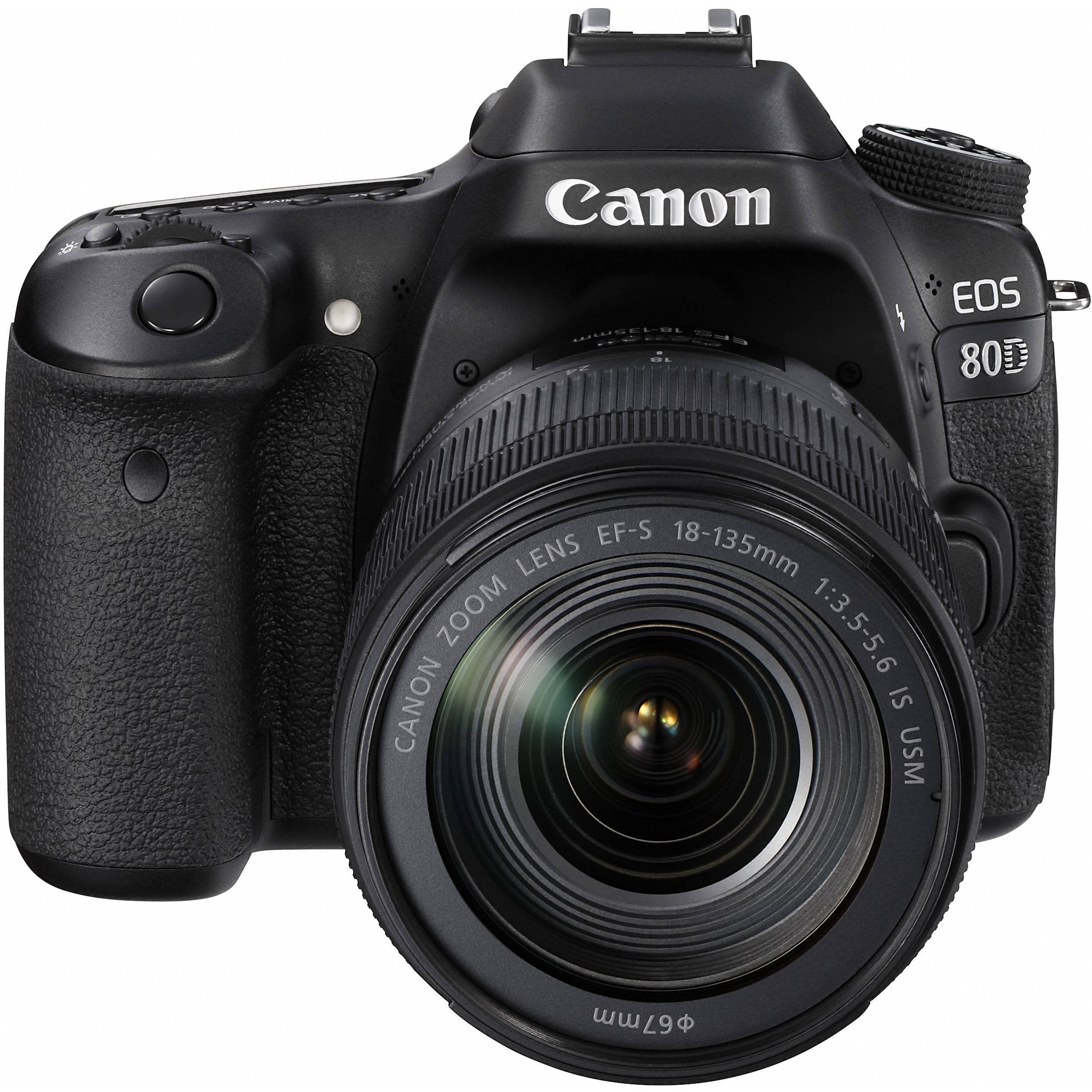 Canon Digital Slr Camera Body [Eos 80D] And Ef-S 18-135Mm F/3.5-5.6 Image Stabilization Usm Lens With 24.2 Megapixel (Aps-C) Cmo