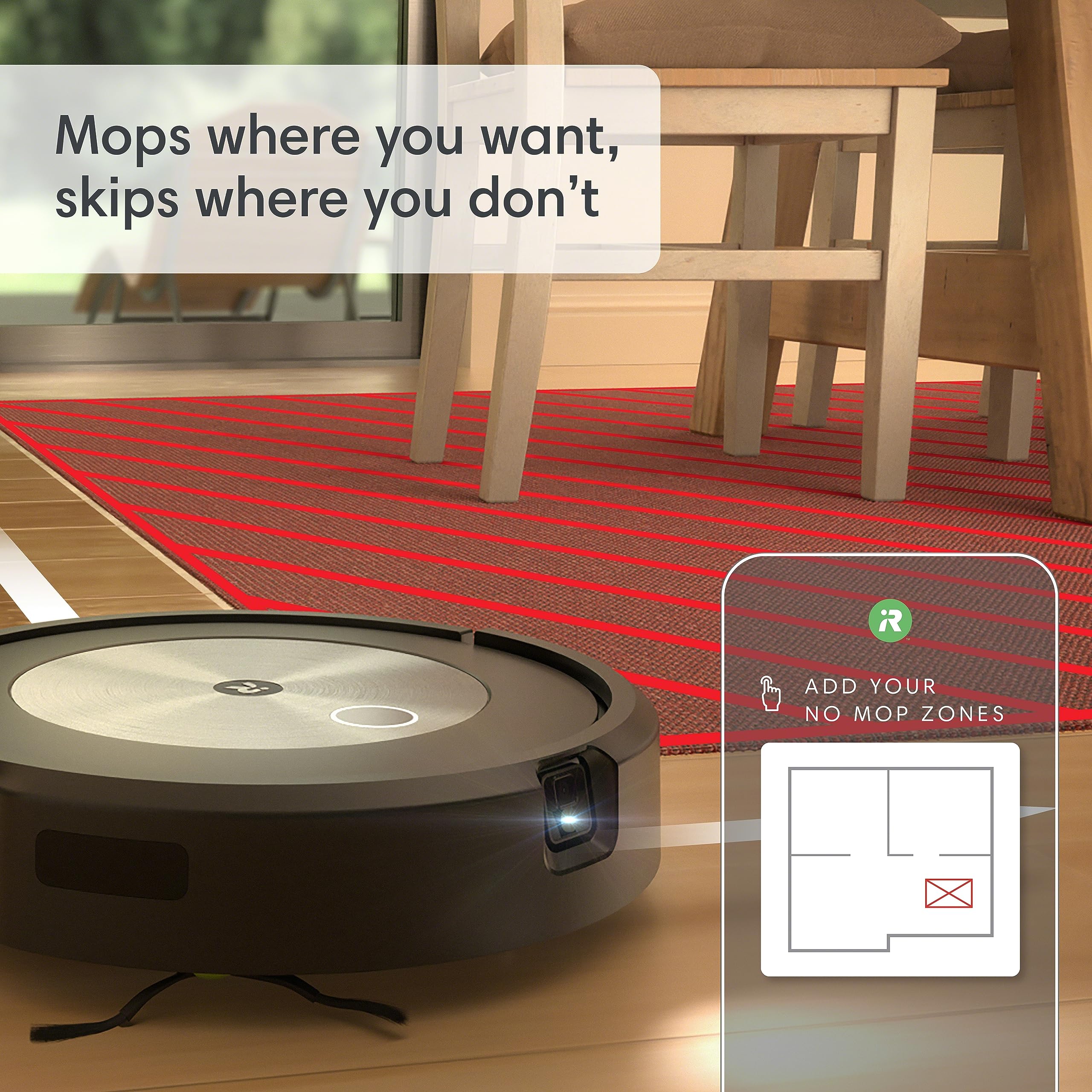 Irobot Roomba Combo J5 Robot   2 In 1 Vacuum With Optional Mopping, Identifies & Avoids Obstacles Like Pet Waste & Cords, Clean