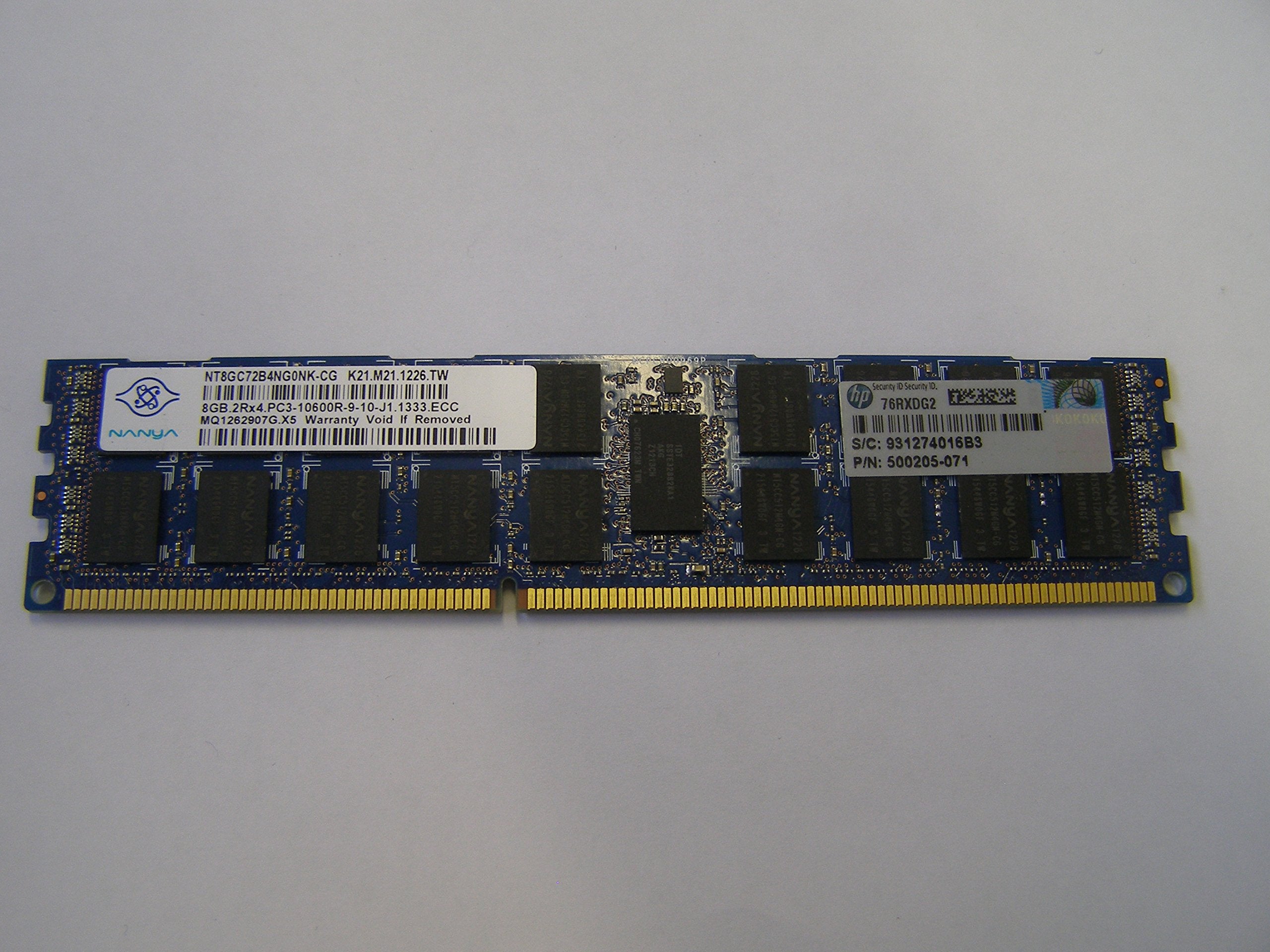 HP Compaq 8GB DDR3 SDRAM Memory Module 500662 B21
