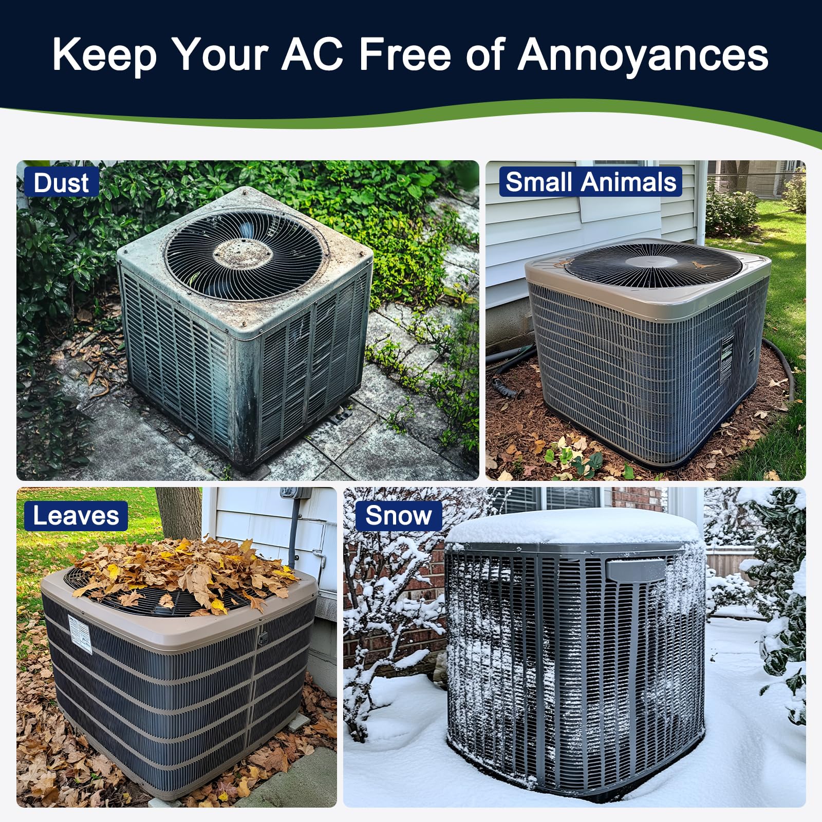 Air Conditioner Covers For Outside Units - 36 X 36 Central Air Conditioner Ac Covers For Outside Top Universal Defender Mesh Des