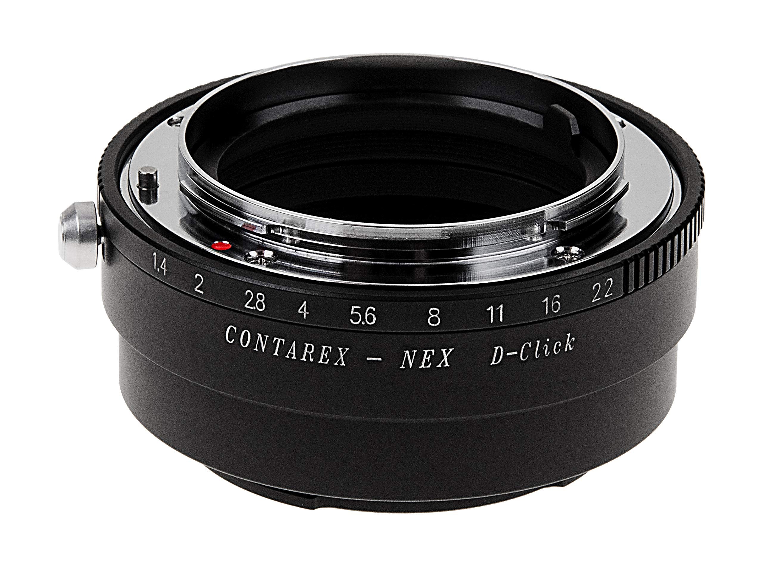 Fotodiox Pro Lens Mount Adapter, Contarex Lens (CRX-Mount) to Sony E-Mount (NEX) Mirrorless Digital Cameras with Declicked Apert