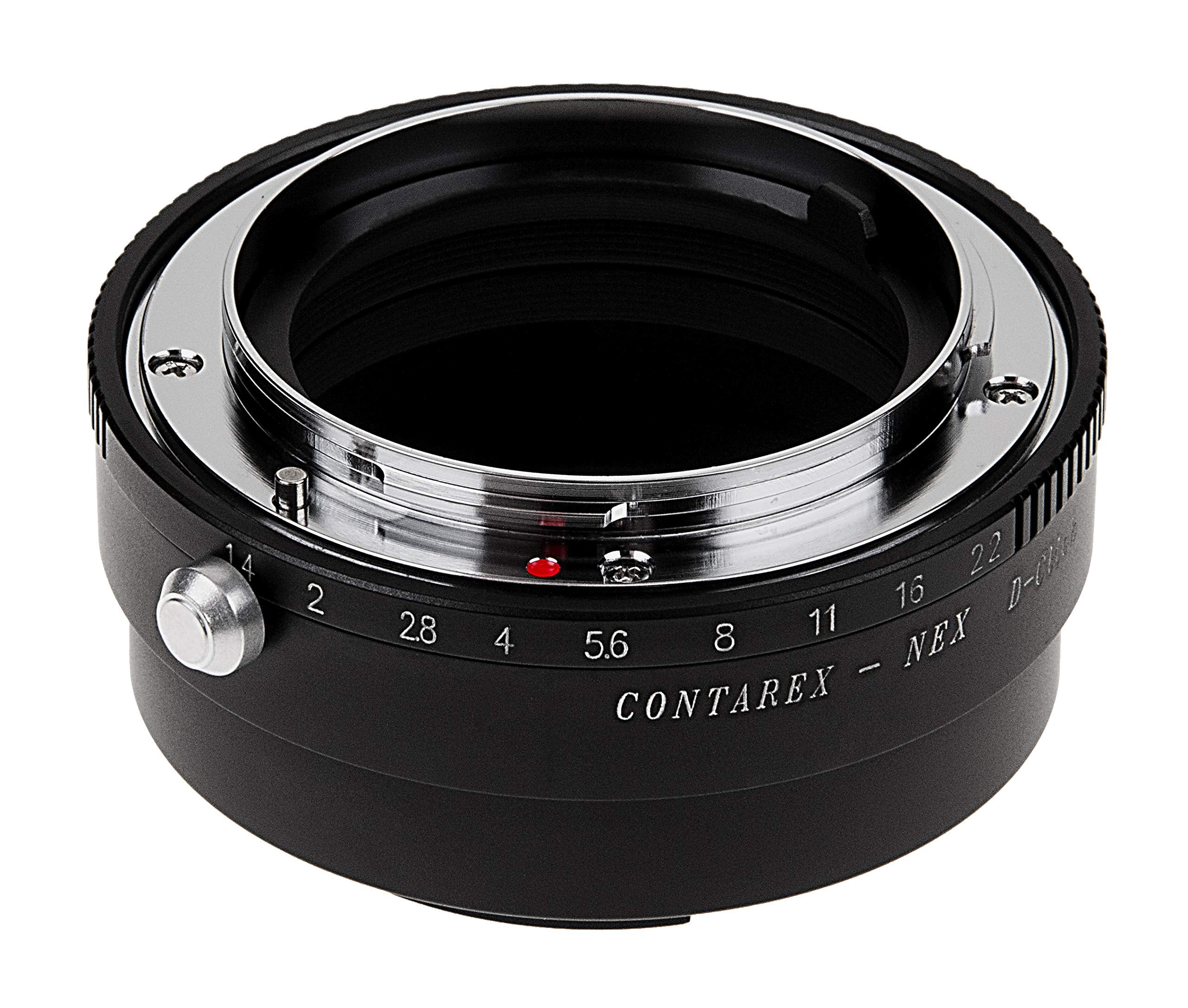Fotodiox Pro Lens Mount Adapter, Contarex Lens (Crx-Mount) To Sony E-Mount (Nex) Mirrorless Digital Cameras With Declicked Apert