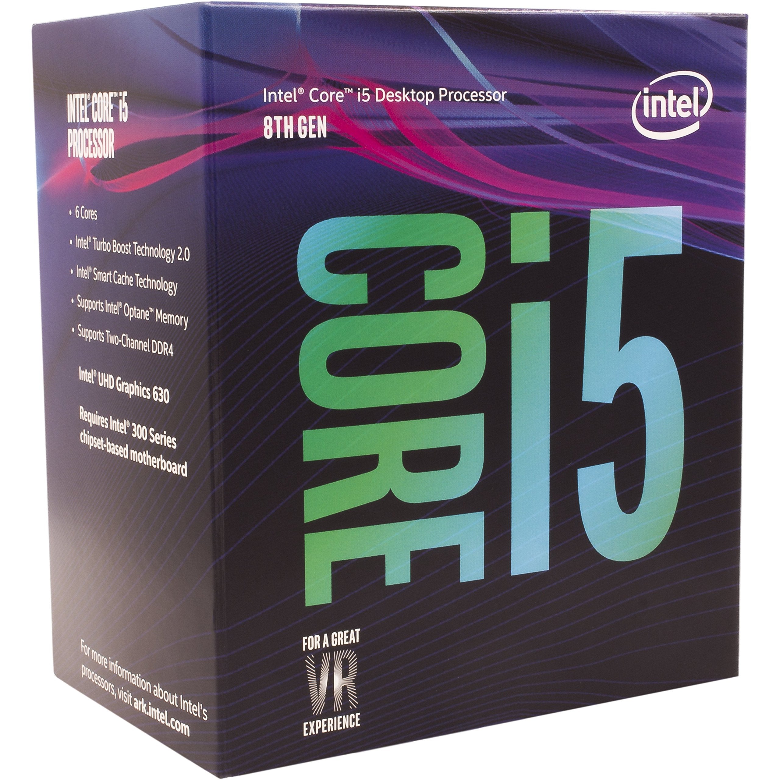 Intel Core I5 8500 Desktop Processor 6 Core Up To 4.1Ghz Turbo Lga1151 300 Series 65W