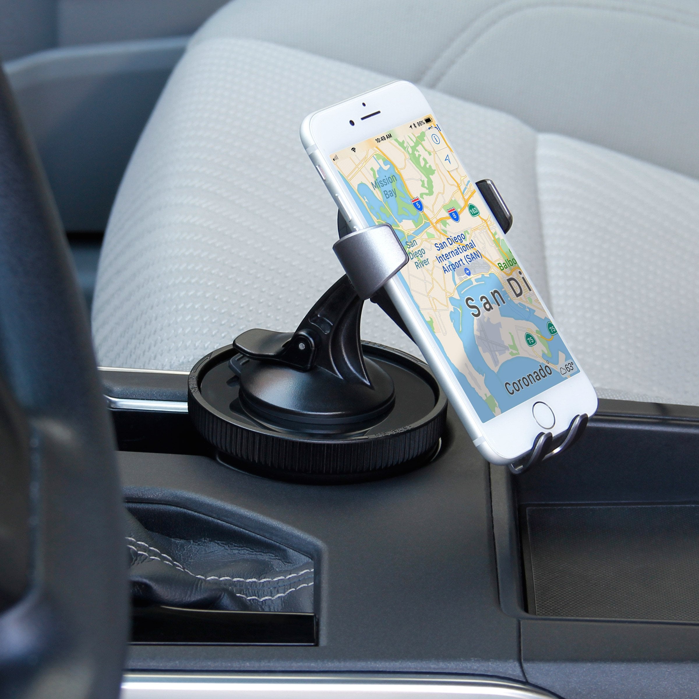 Usa Gear Mounting Pad Disk Adapter For Cup Holder Mounts   Phone Mount Suction Pad For Cup Holder Suction Mount   Adjustable Des