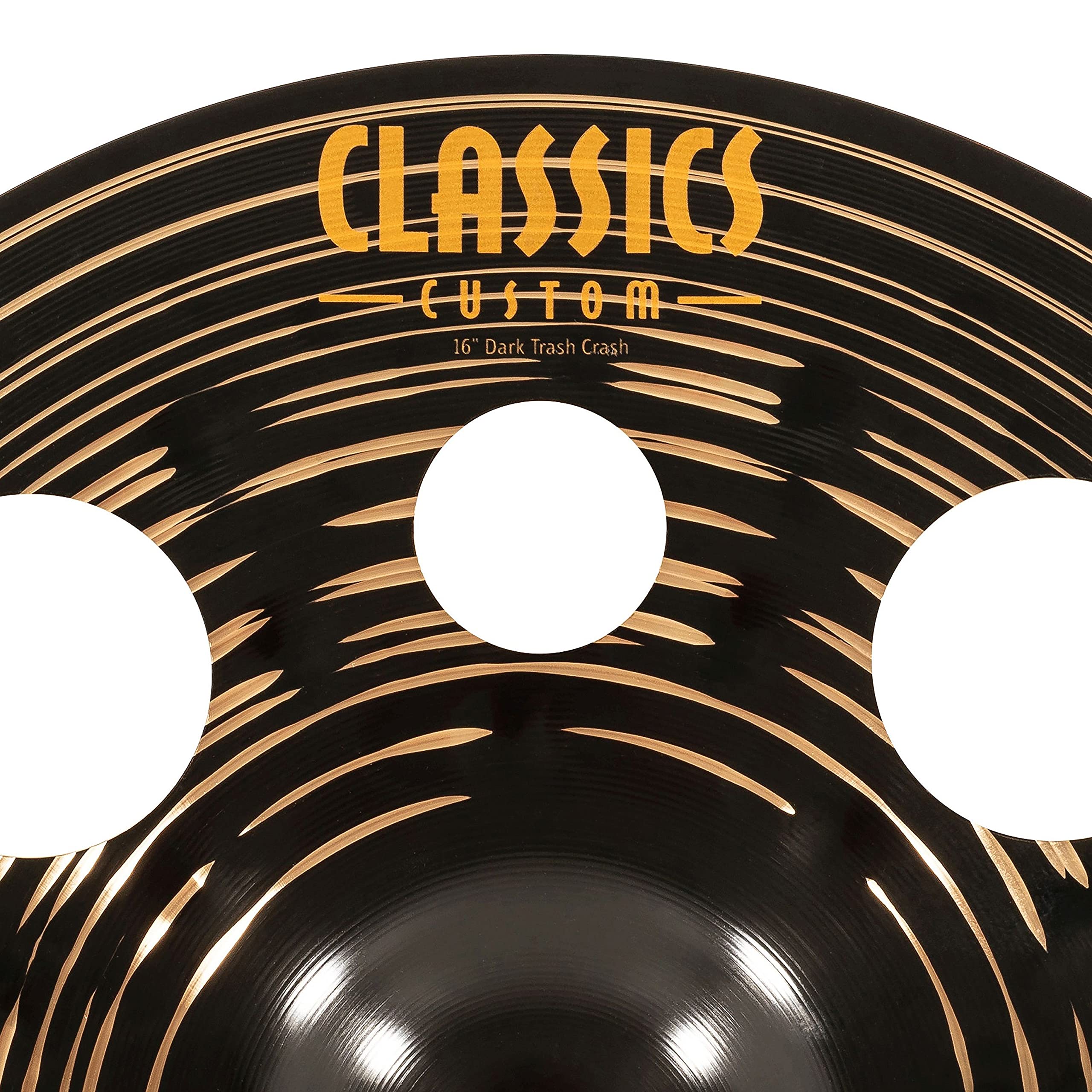 Meinl Cymbals Classics Custom Dark 16'' Trash Crash Cymbal For Drum Set   Made In Germany   B12 Bronze, 2 Year Warranty (Cc16Dat