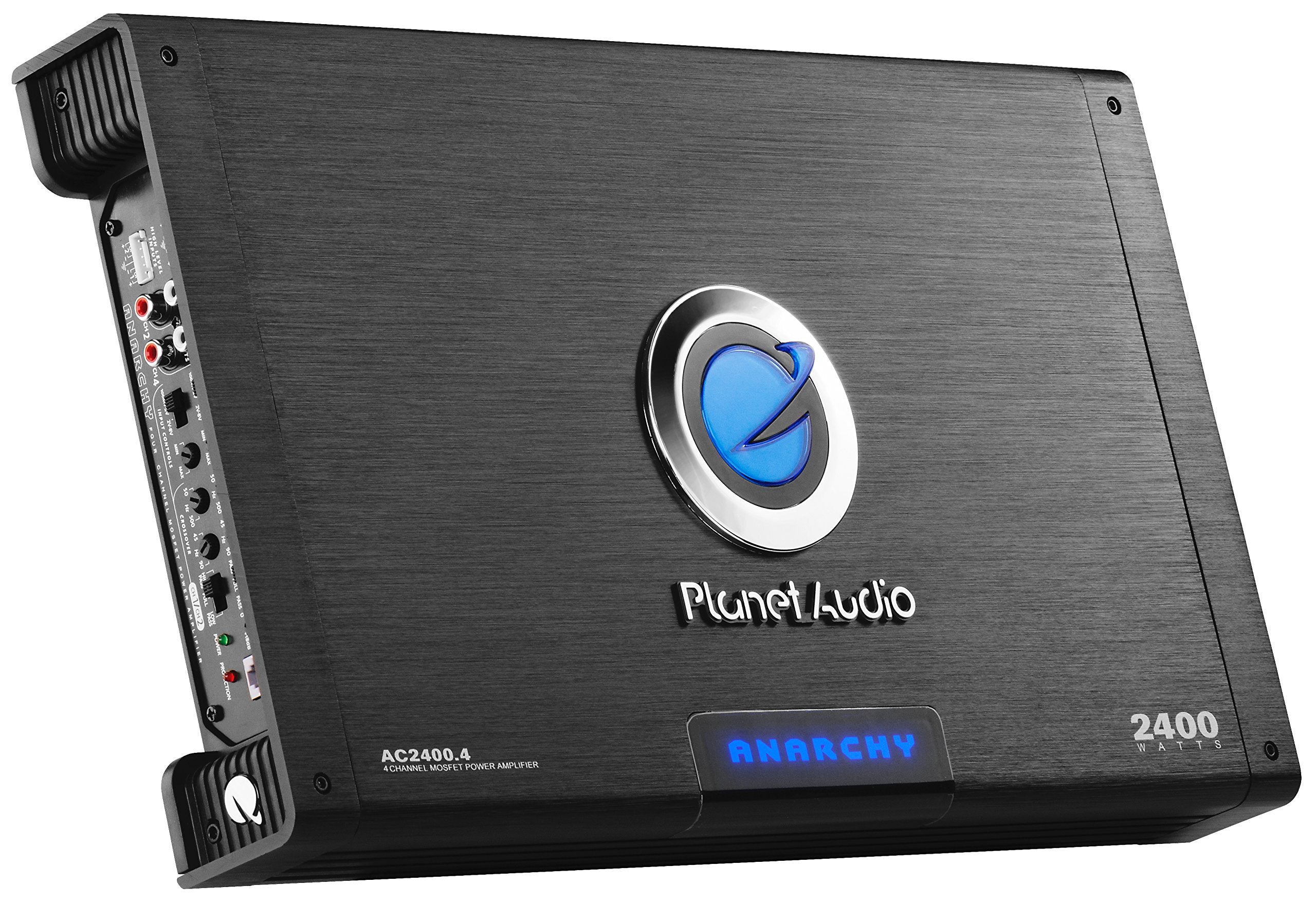 Planet Audio AC2400.4 4 Channel Car Amplifier 2400W High Output 2 Ohm Black
