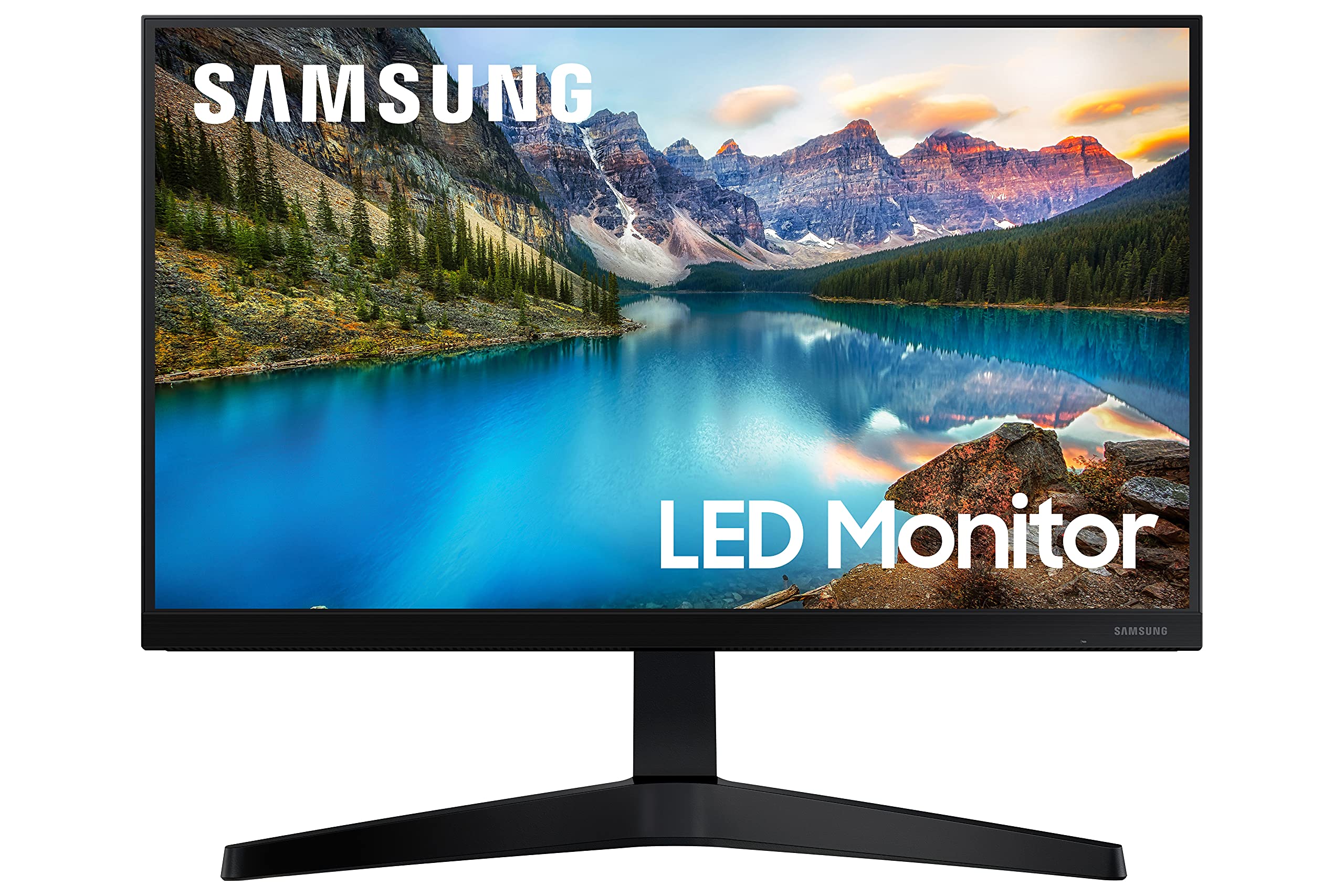 SAMSUNG T37F Series 24-Inch FHD 1080p Computer Monitor, 75Hz, IPS Panel, HDMI, Display Port, VESA Compatible, 3 Yr WRNTY (LF24T3