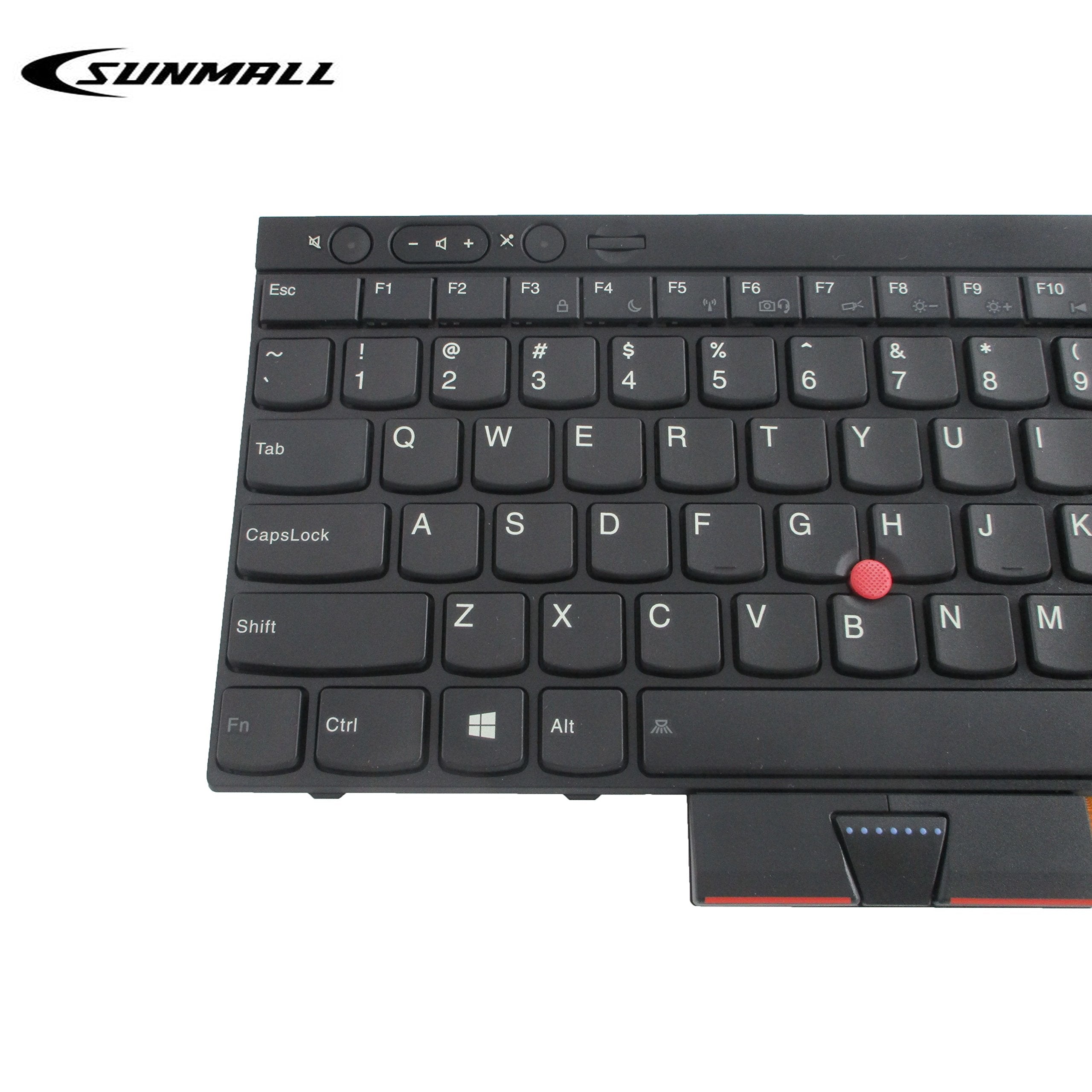Sunmall New Laptop Keyboard Replacement With Pointer(No Backlit) Compatible With Lenovo Ibm Thinkpad T430 T430S T430I X230 X230T