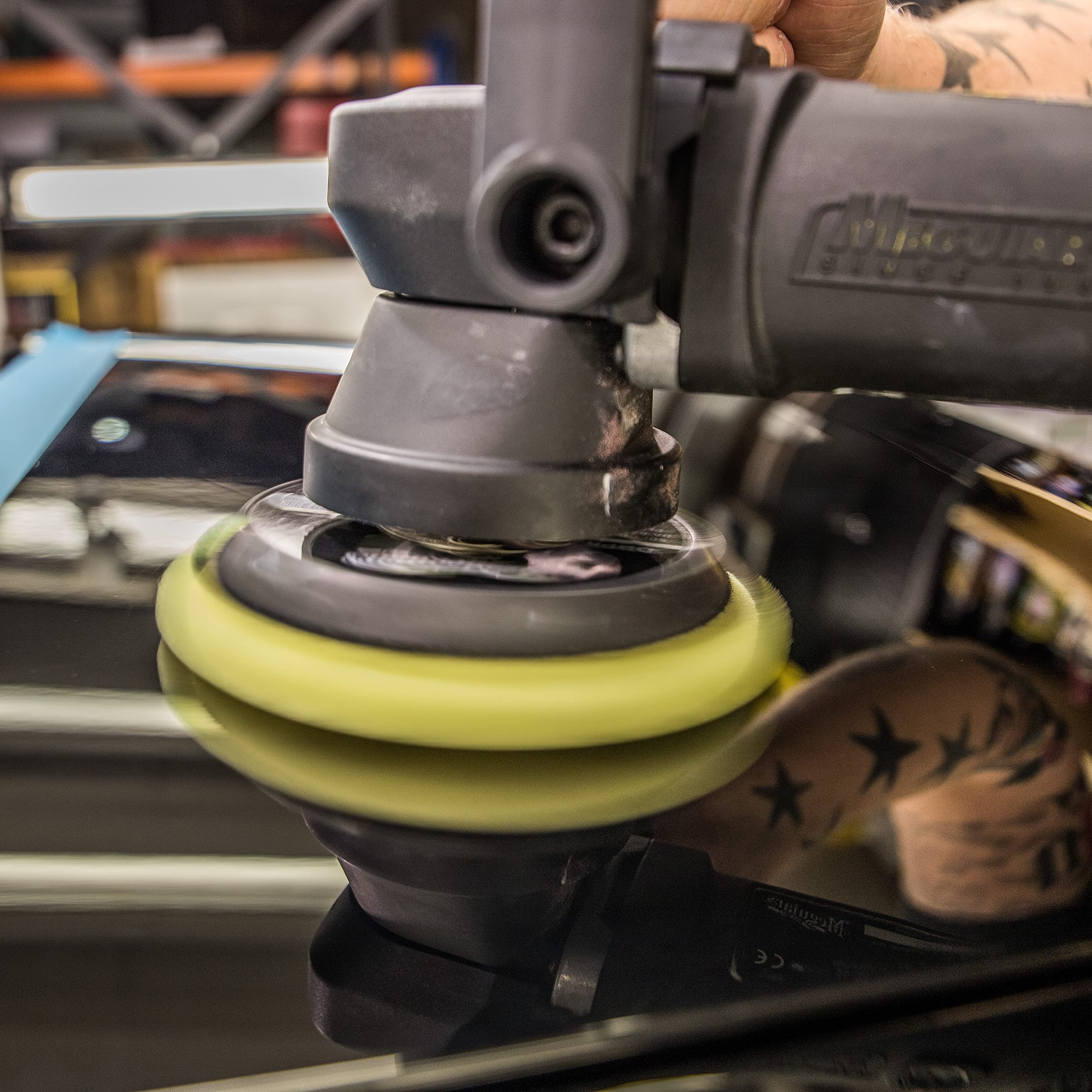 Meguiars 5    Soft Buff Da Foam Polishing Disc Dfp5 - Hook And Loop Pad For Use With A 5    Da Backing Plate, Dual Action Polish,WBHDWB00PYCXMYK