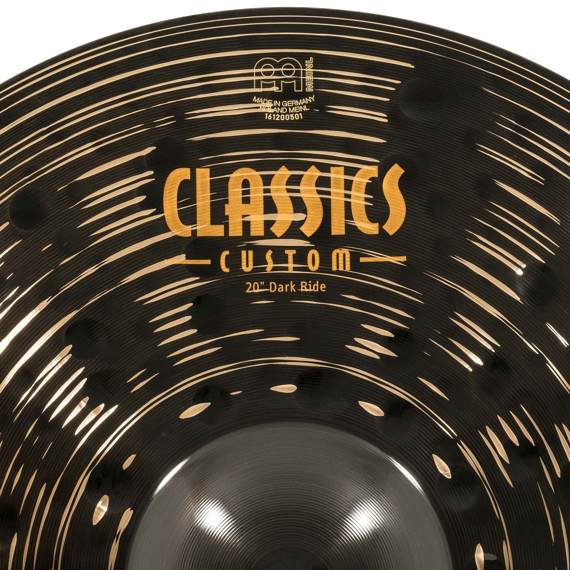 Meinl 20'' Ride Cymbal   Classics Custom Dark   Made In Germany, 2 Year Warranty (Cc20Dar)