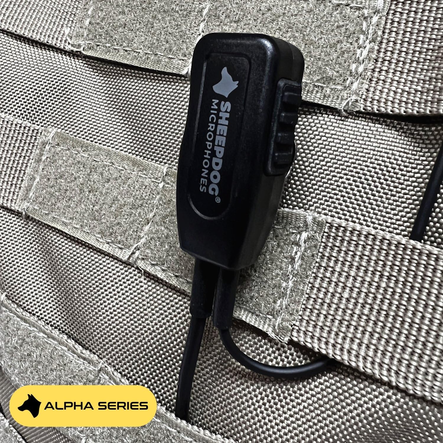 Sheepdog Quick Disconnect Police Lapel Mic, Compatible With Motorola Apx 6000 Apx 7000 Apx 8000 And Apx 4000 Radios, Law Enforce