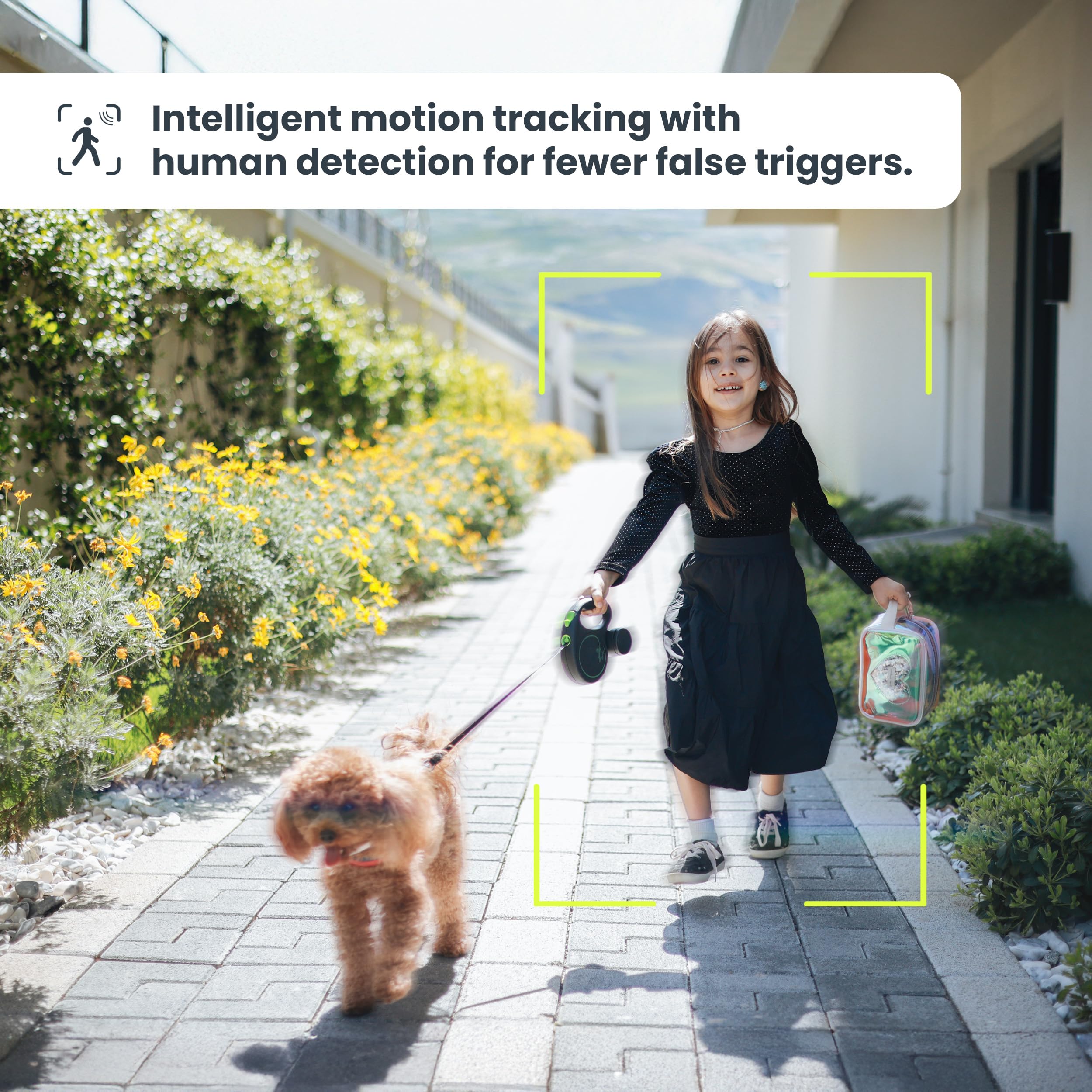 Feit Electric Smart Doorbell Camera, Wired 2K Hd Video, Night Vision, Motion Detection, Two Way Audio, Alexa/Google Assistant Co