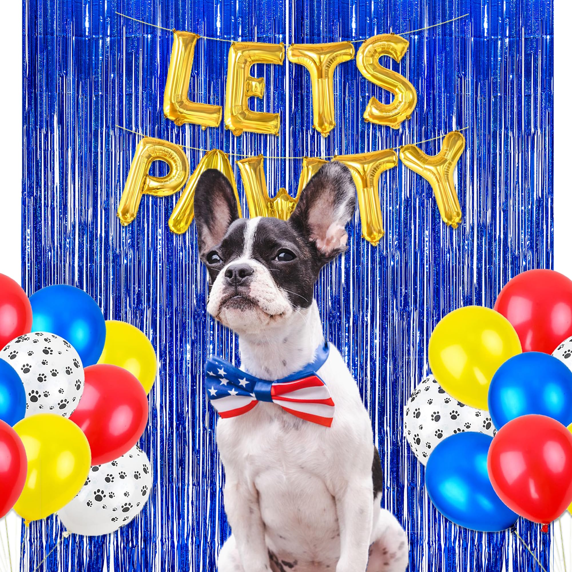 Dark Blue Tinsel Backdrop Streamers   Greatril Party Streamers Backdrop Foil Fringe Curtains For Birthdays/Bachelorette/Bridal S