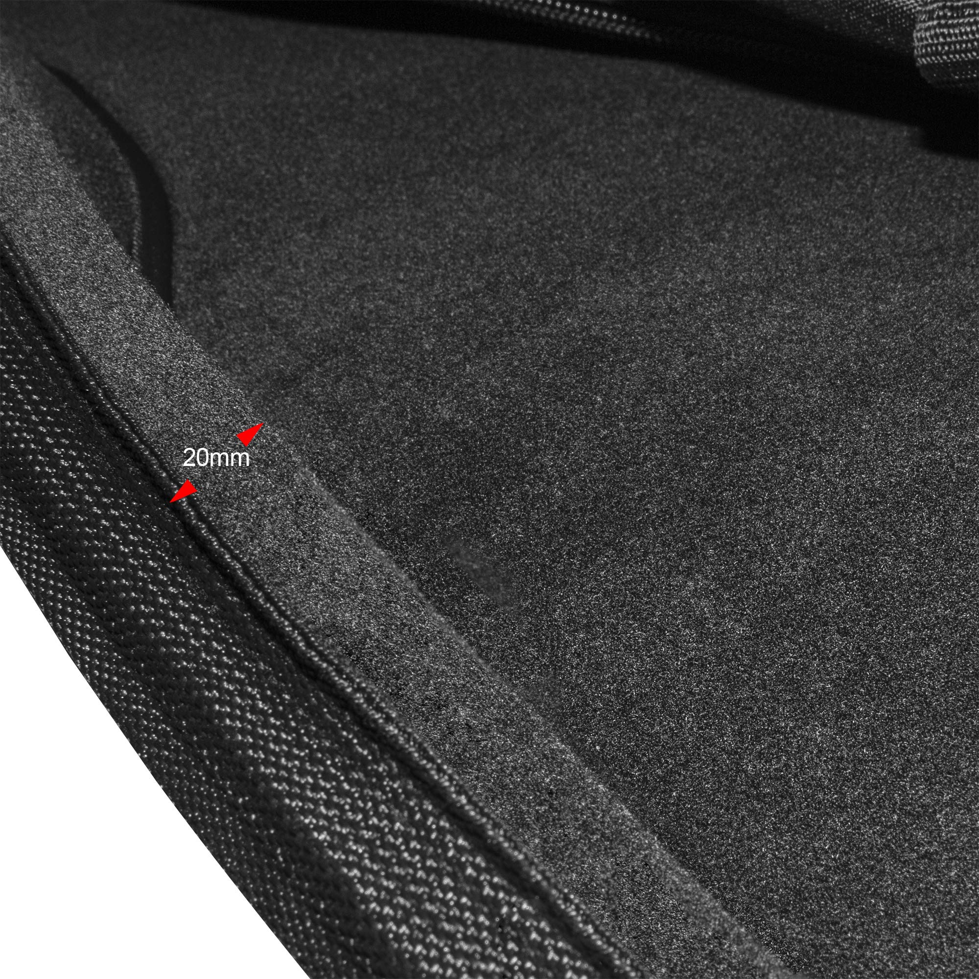 Mi&Vi Cb-5005 Travel Cello Soft Case Gig Bag (1/4 Size) With Multiple Pockets And Adjustable Backpack Straps | Thick 20Mm Paddin