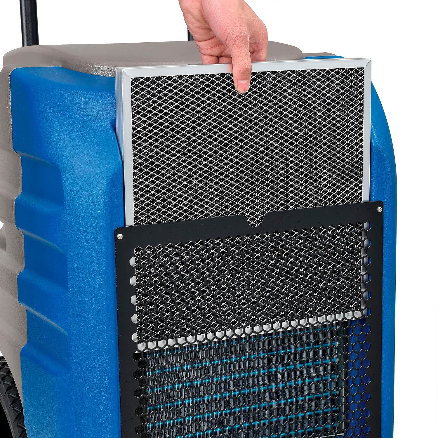 Global Industrial Commercial Grade Refrigeration Dehumidifier, 145 Pints Day Dehumidification With Water Pump