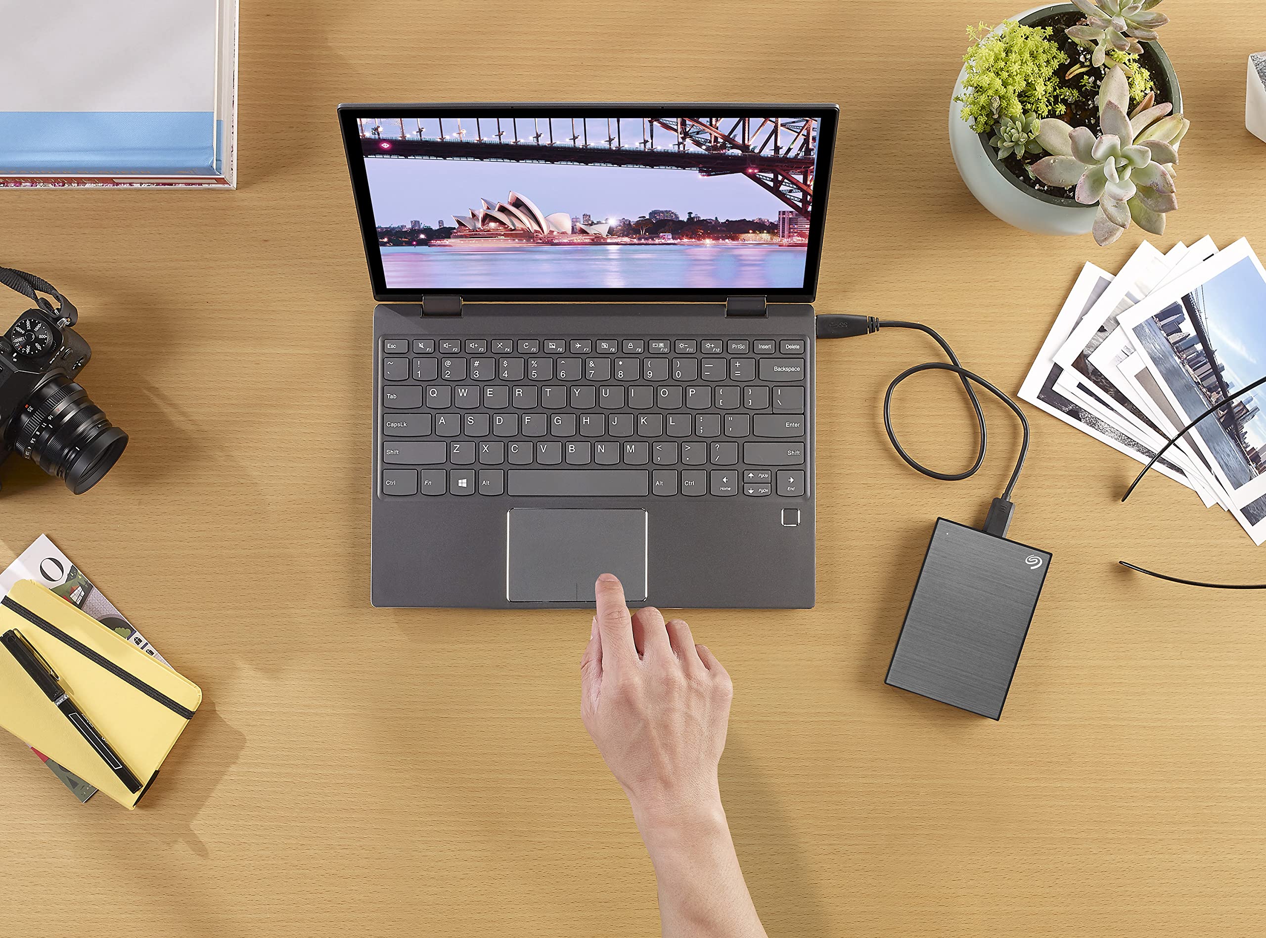 Seagate One Touch, 5Tb, Password Activated Hardware Encryption, Portable External Hard Drive, Portable External Hard Drive, Pc,