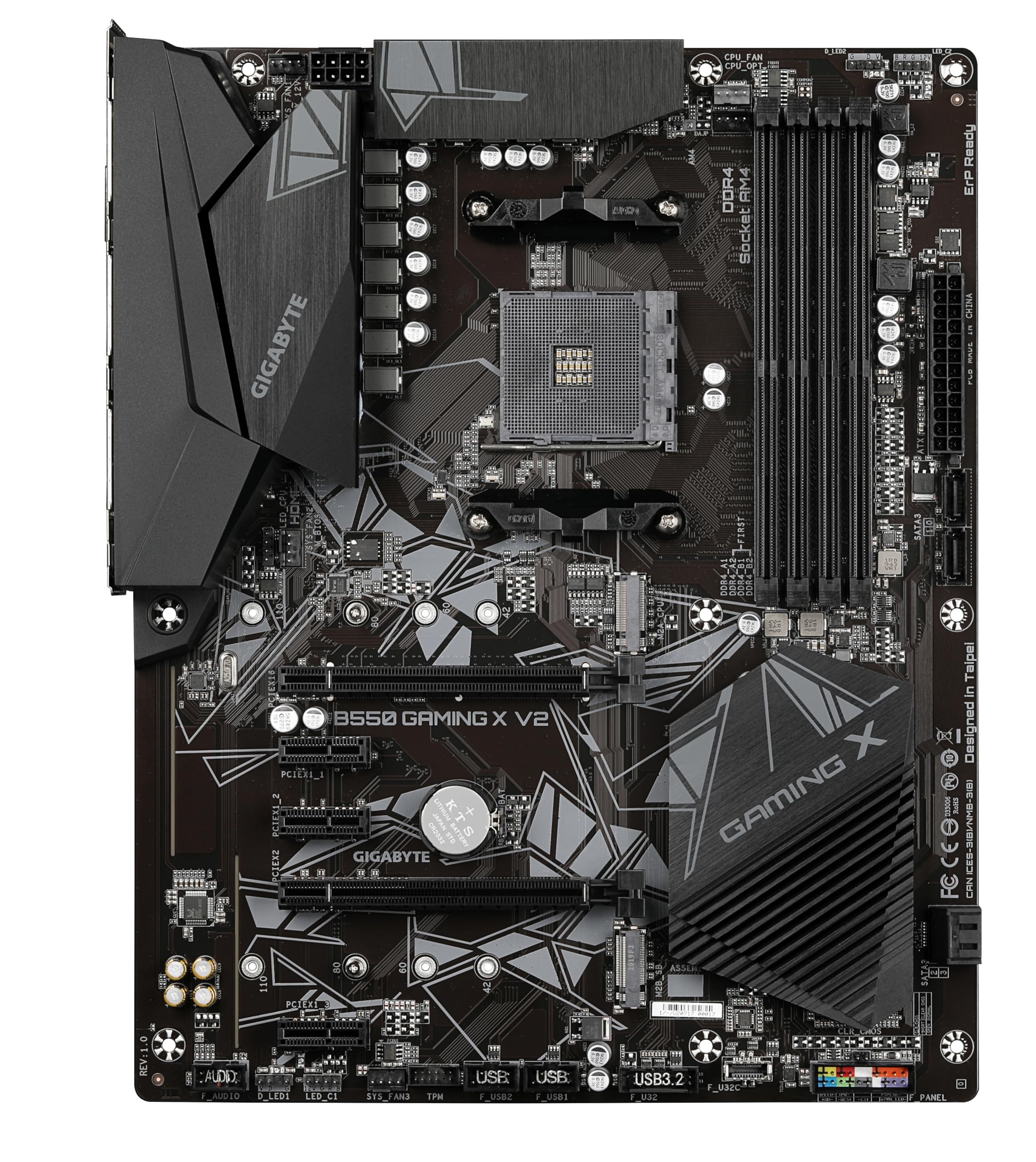 Gigabyte Ultra Durable B550 Gaming X V2 Desktop Motherboard - Amd Chipset - Socket Am4 - Atx