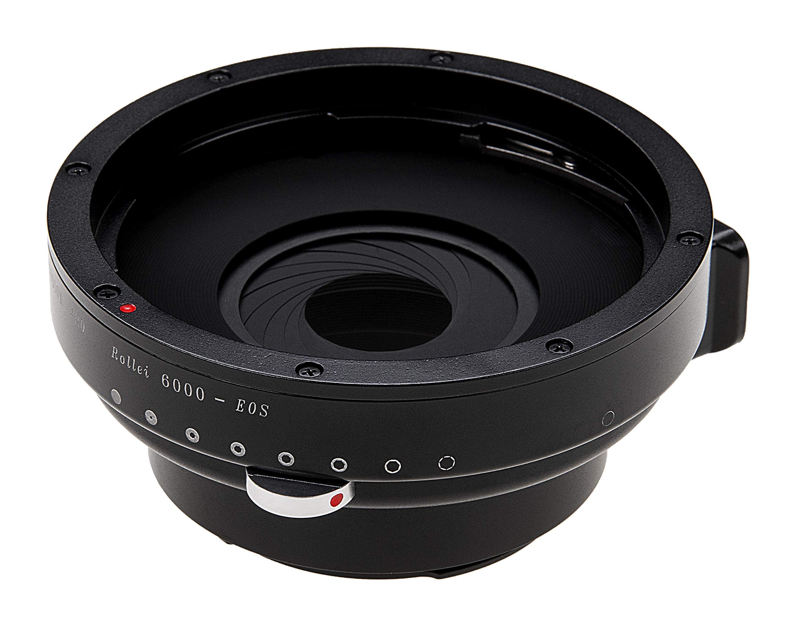 Fotodiox Pro Iris Lens Mount Adapter Compatible With Rollei 6000 Lenses To Canon Eos Ef/Ef S Cameras