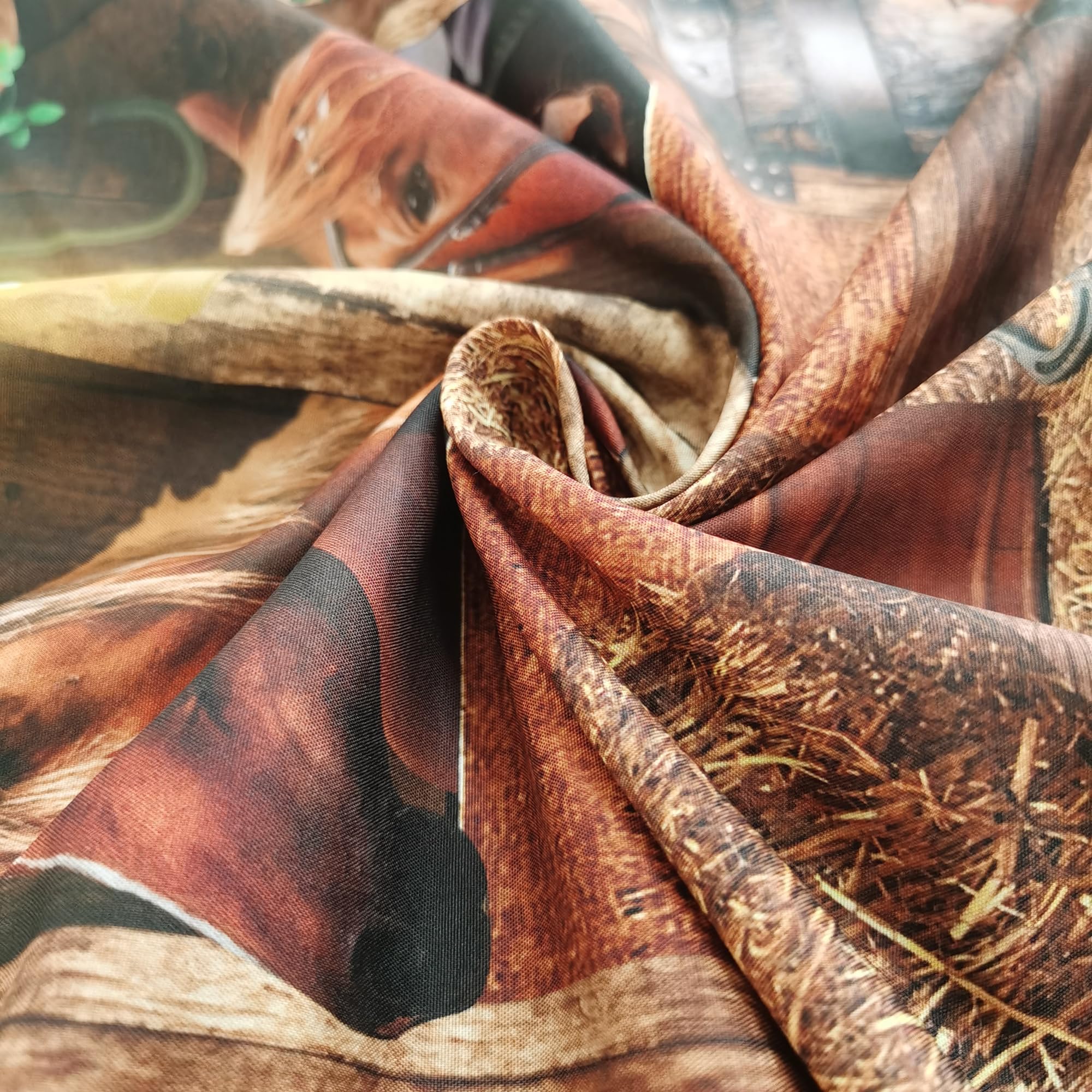 Svbright Western Cowboy Backdrop Stable Backdrop 7Wx5H Garage Door Wild West Horse Brown Barn Door Old Wood Wheels Boy Man Birth