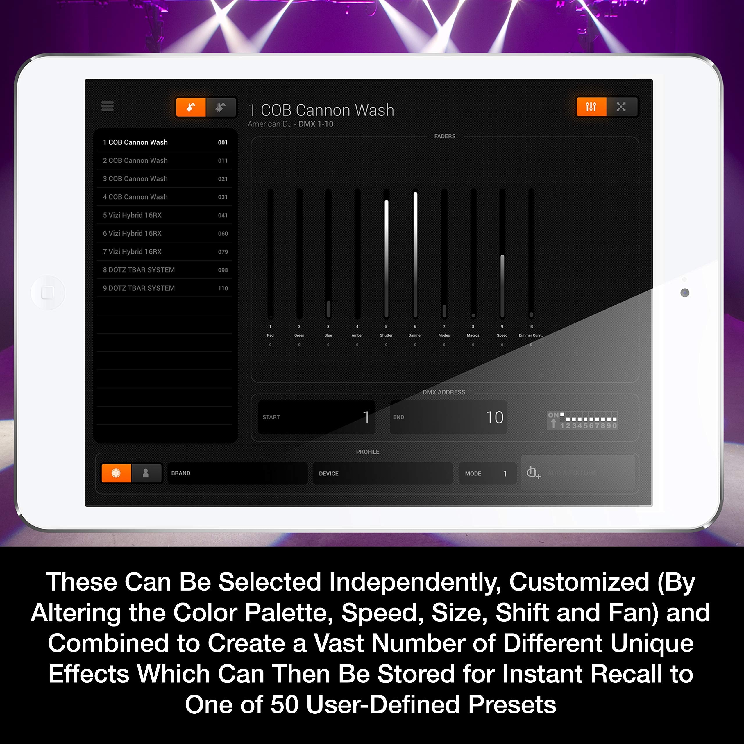 Adj Products Mydmx Go, App, Wireless Dmx Lighting Controller