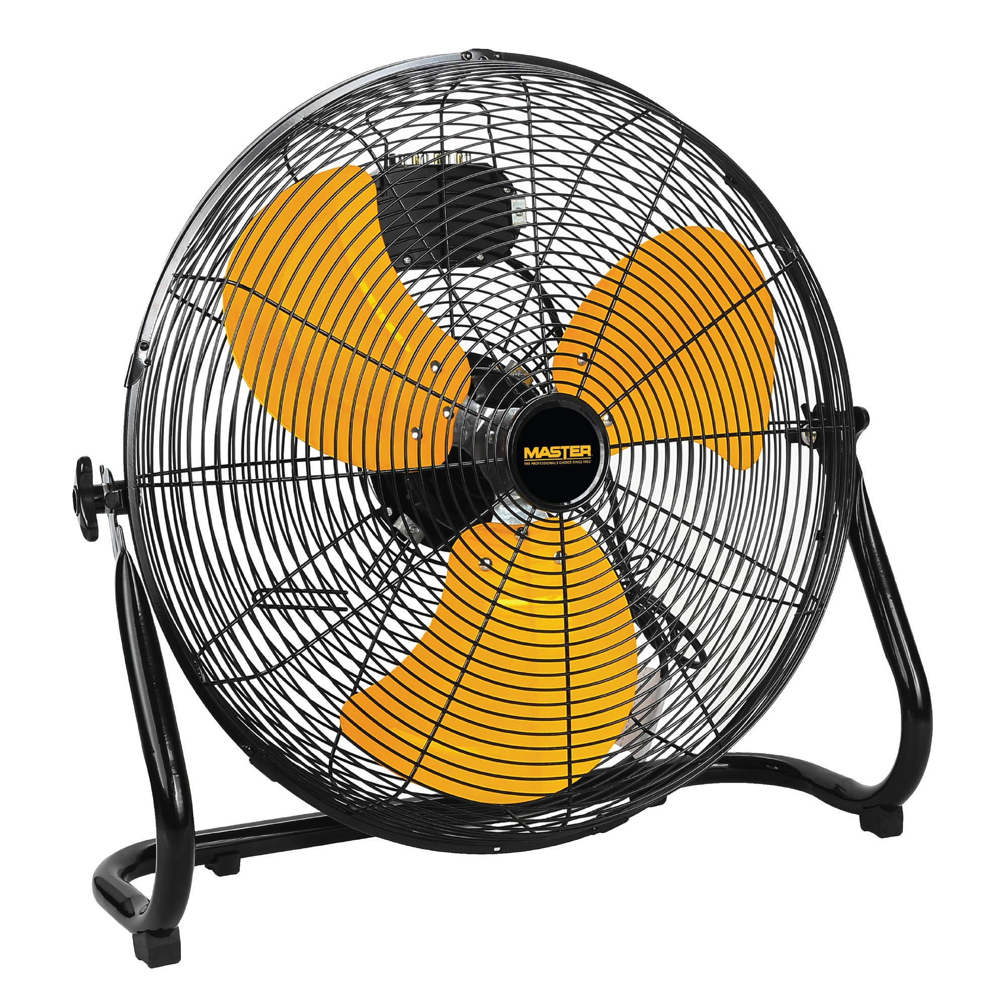 Master 20'' Industrial High Velocity Floor Fan With 3 Speed Settings. Use For Shop, Garage Or Warehouse. All Metal Construction