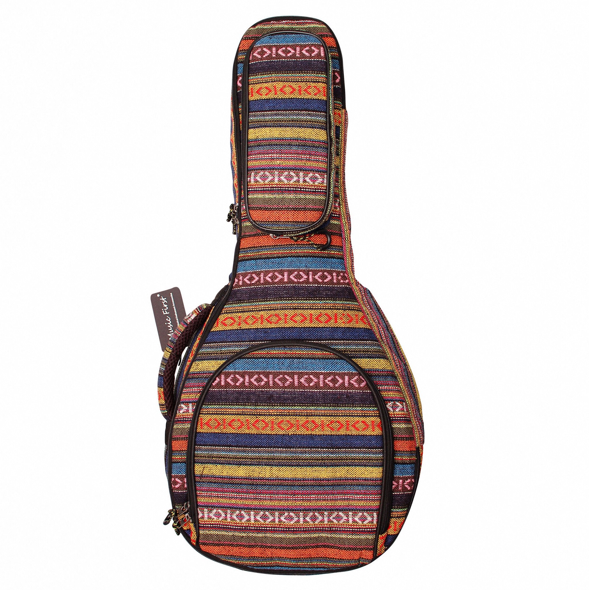 Music First Original Design 15Mm Thick Padded Country Style A & F Style (Standard) Mandolin Gig Bag (Soft Case) Soft Mandolin Ca