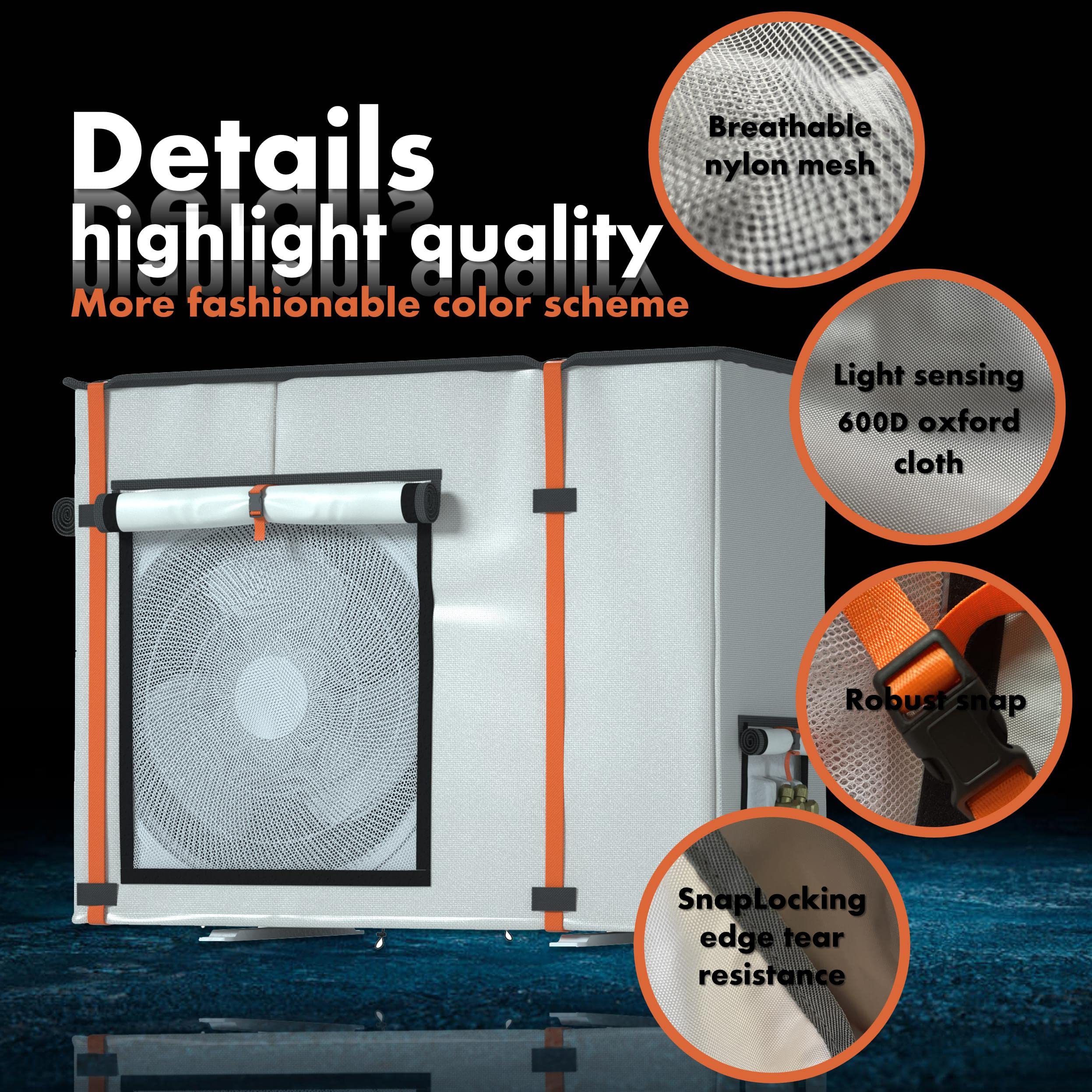 Jiahoo Air Conditioner Cover, Outdoor Mini Split Cover For Air Conditioner Outside Unit, Can Be Used In Air Conditioner Operatio