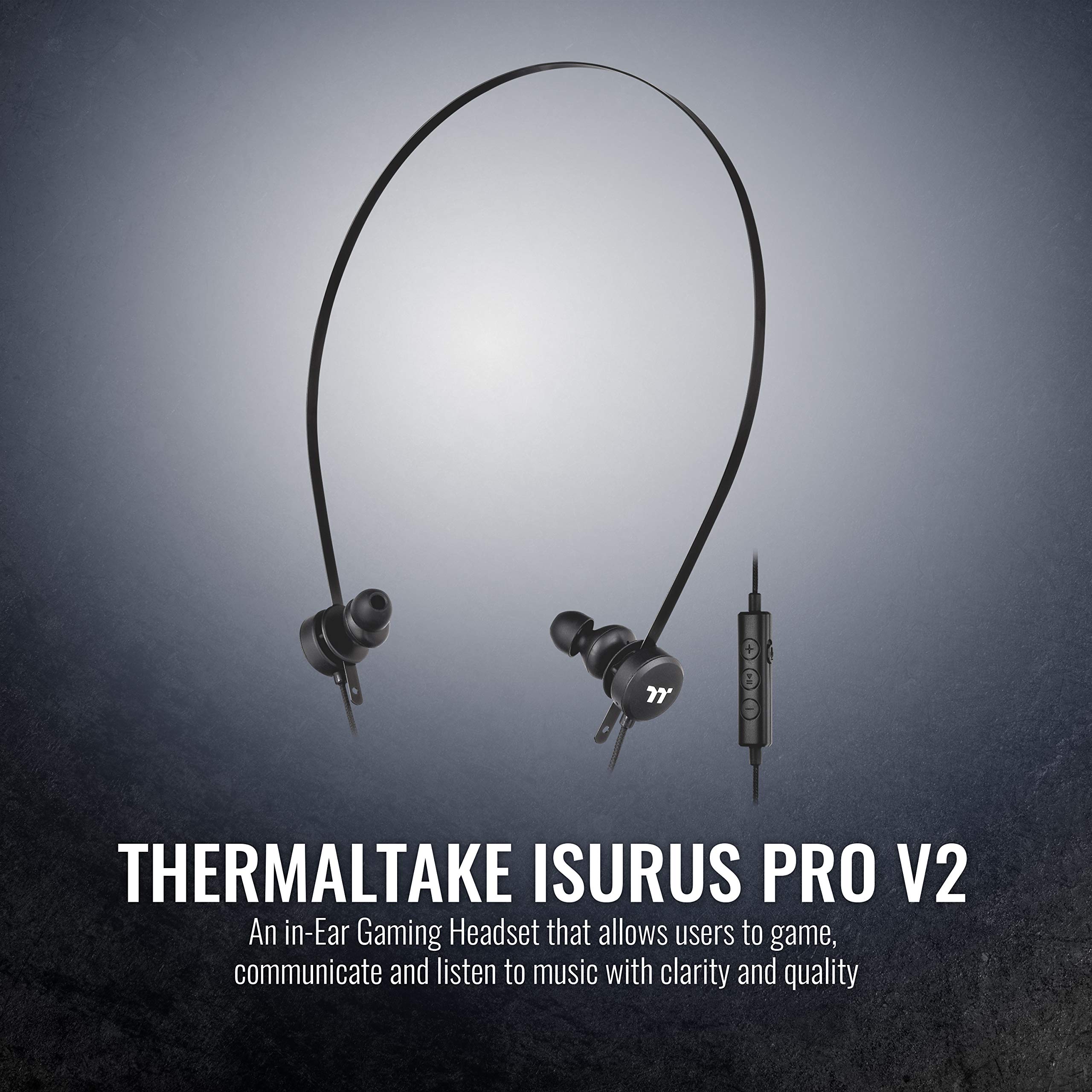 Thermaltake Isurs Pro V2 Headset, Black (Ght-Ist-Anibbk-34)