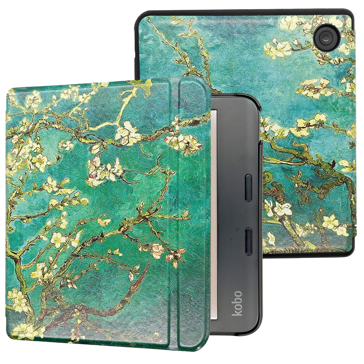 Caweet Case For Kobo Libra Colour (Model:N428, 2024 Release), Ultra Lightweight Pu Leather Shell Cover With Auto Wake/Sleep, Alm