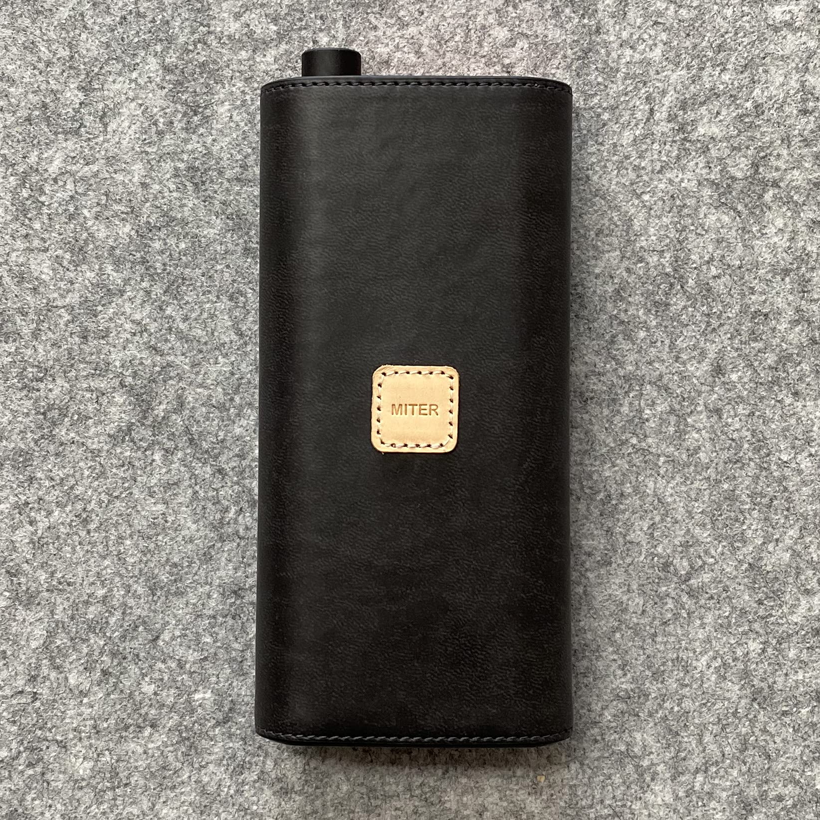 Miter Case For Ifi Micro Idsd Diablo X , Handmade Artificial Pu Leather Cover, Black