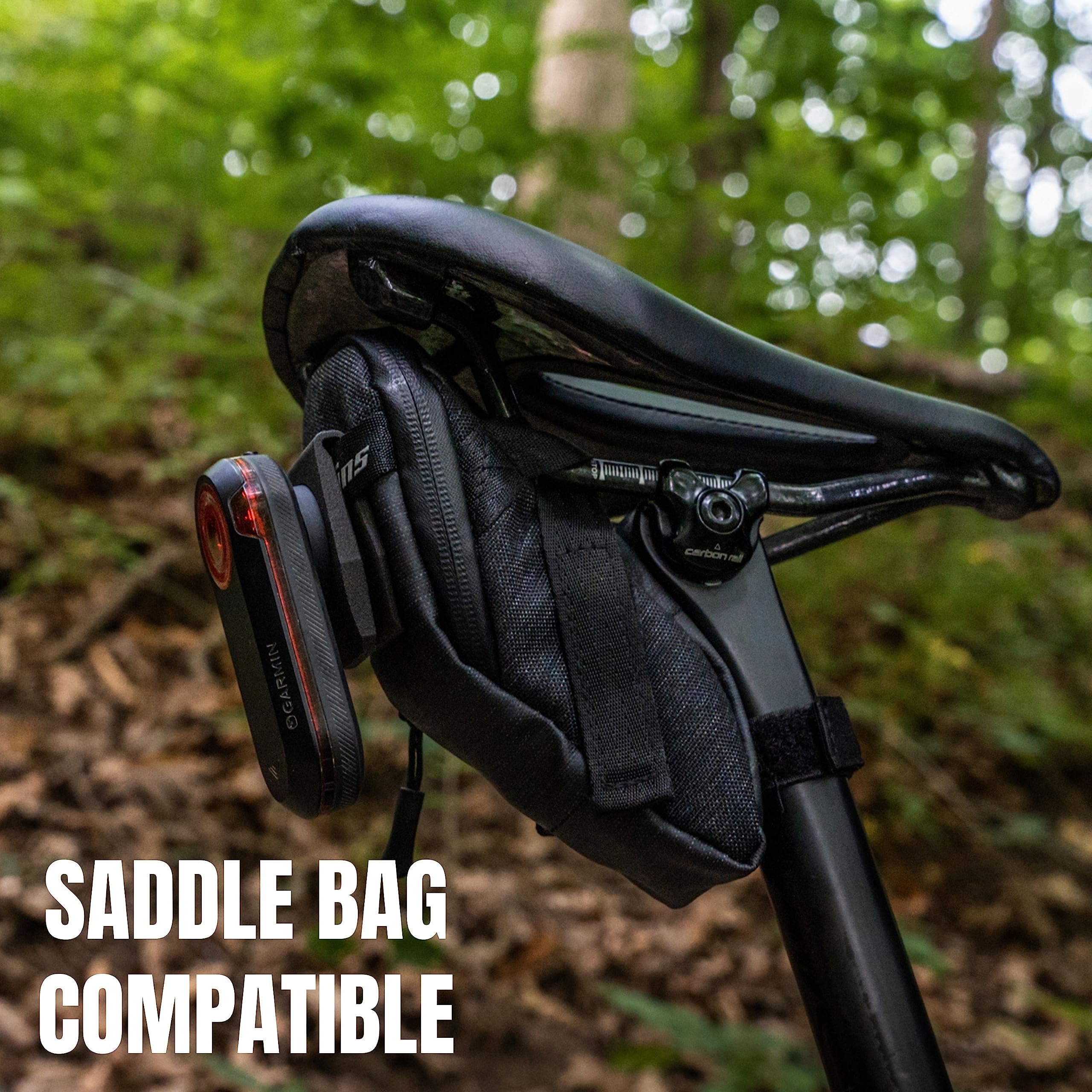 Kom Cycling Saddle Bag Clip Mount For Garmin Varia Mount Tail Light Models Including Rtl515, Rtl510, Rvr315, Magene L508   Garmi