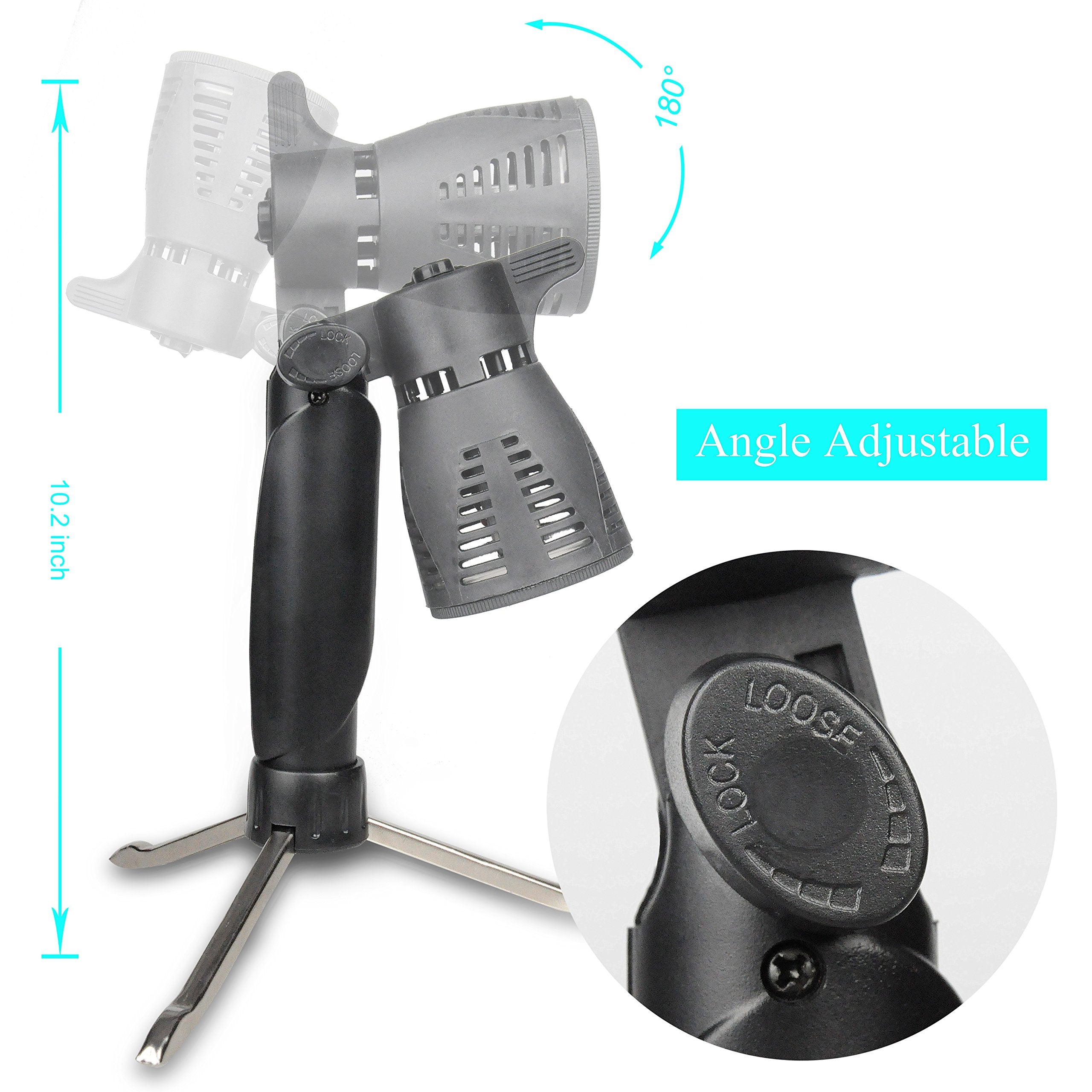 Emart Photography Led Continuous Light Lamp 5500K Portable Camera Photo Lighting For Table Top Studio   2 Sets