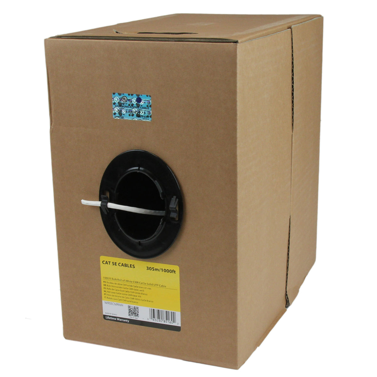 Startech.Com Bulk Cat 5E Ethernet Cable   1000 Ft. (304,8M)   Solid   Cmr Rated   White   Taa Compliant