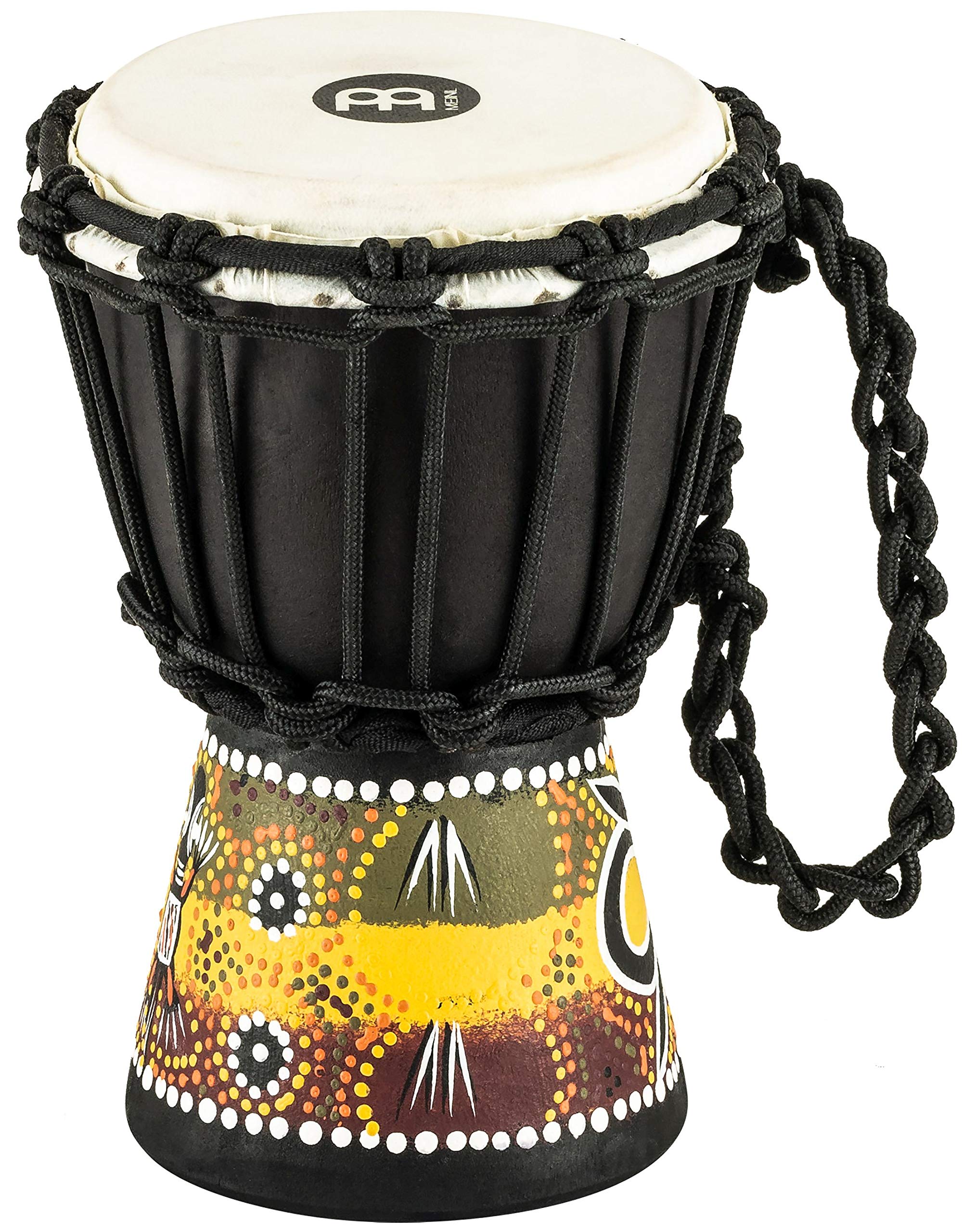Meinl Percussion African Style Mini Djembe Drum For Room Decoration � Not Made In China � Hand Painted Mahogany Wood, 2 Year Warranty (Hdj7 Xxs)