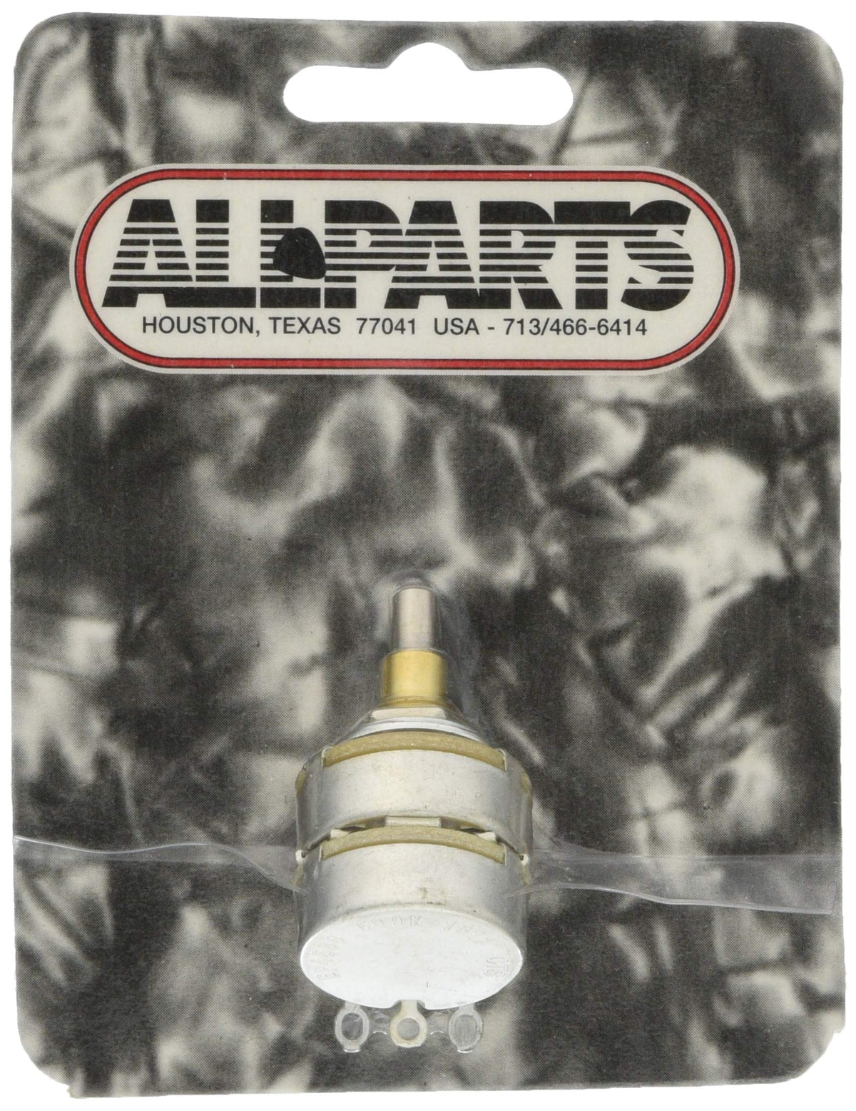 Allparts 4586 Pot Potentiometer Stacked With 2 Levels, 500/500Kohm