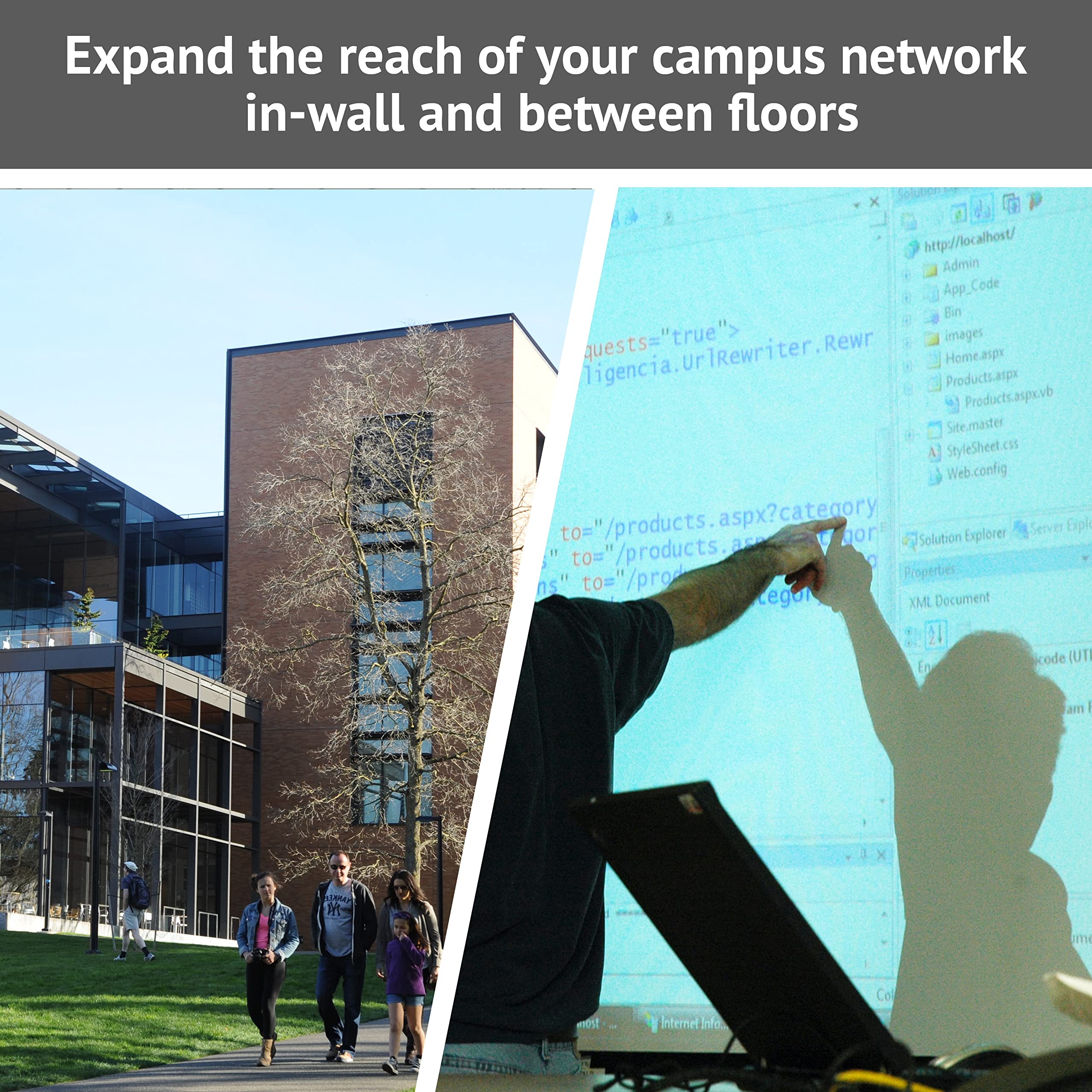 Javex 23Awg Cat6 Ethernet Cable 600Mhz Ul Certified [1000 Feet/305M] Bare Copper, Etl Listed, Taa Compliant, Utp Ethernet Bulk Cable, White