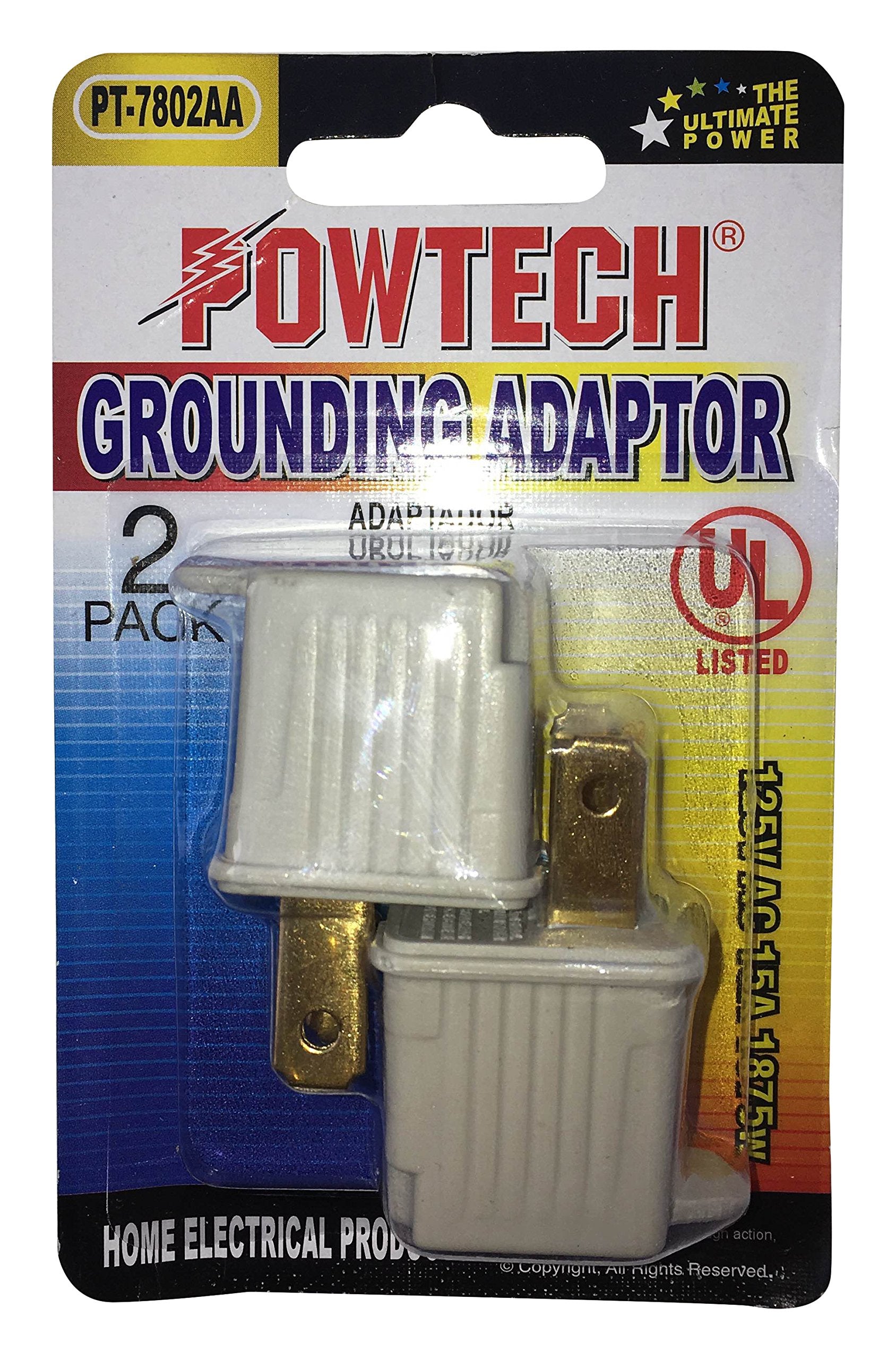 Powtech Grounding Adaptor   2 Count