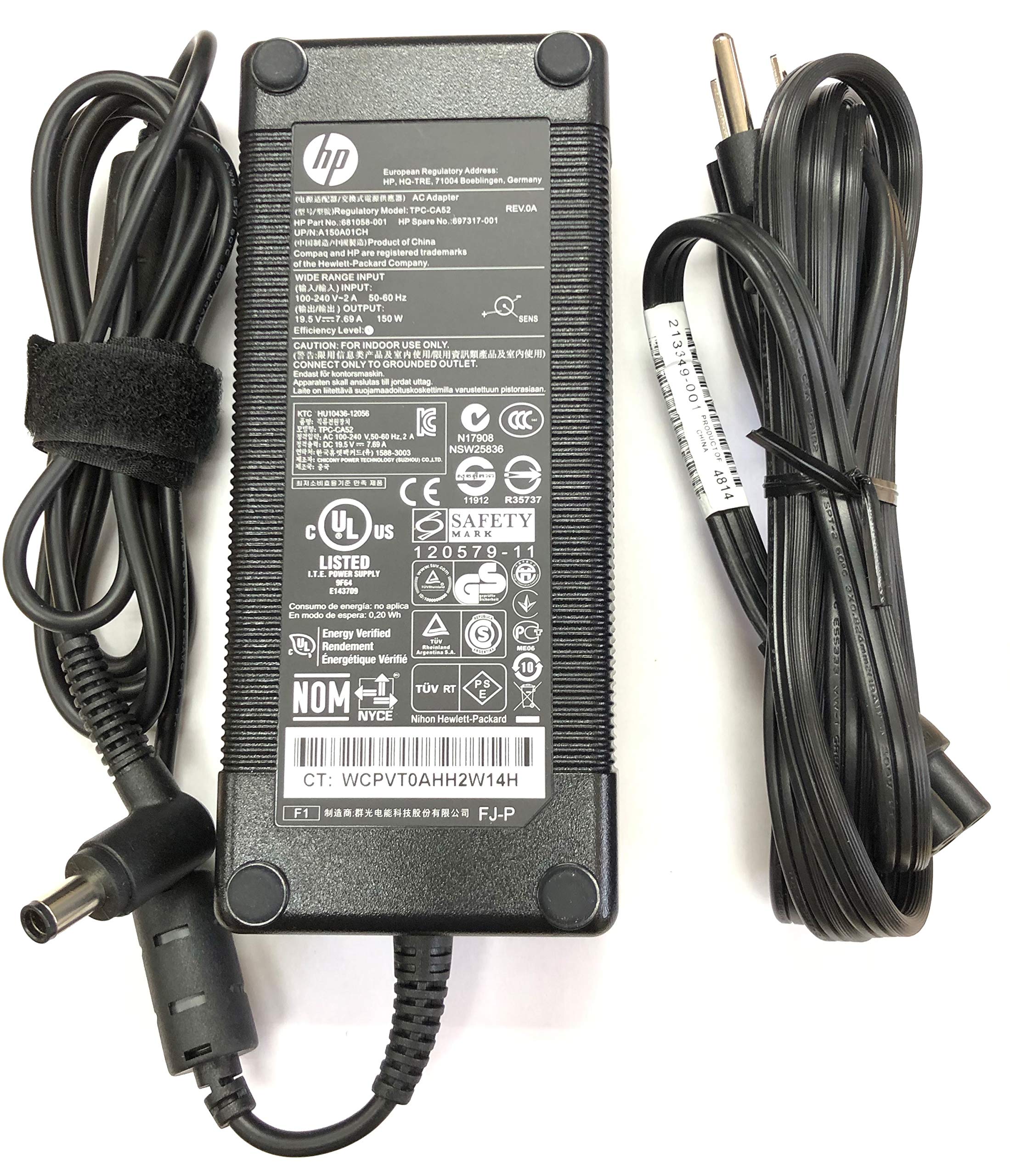 Hp 150W Ac Adapter Model:Tpc-Ca52 Hp:681058-001 Sp:697317-001