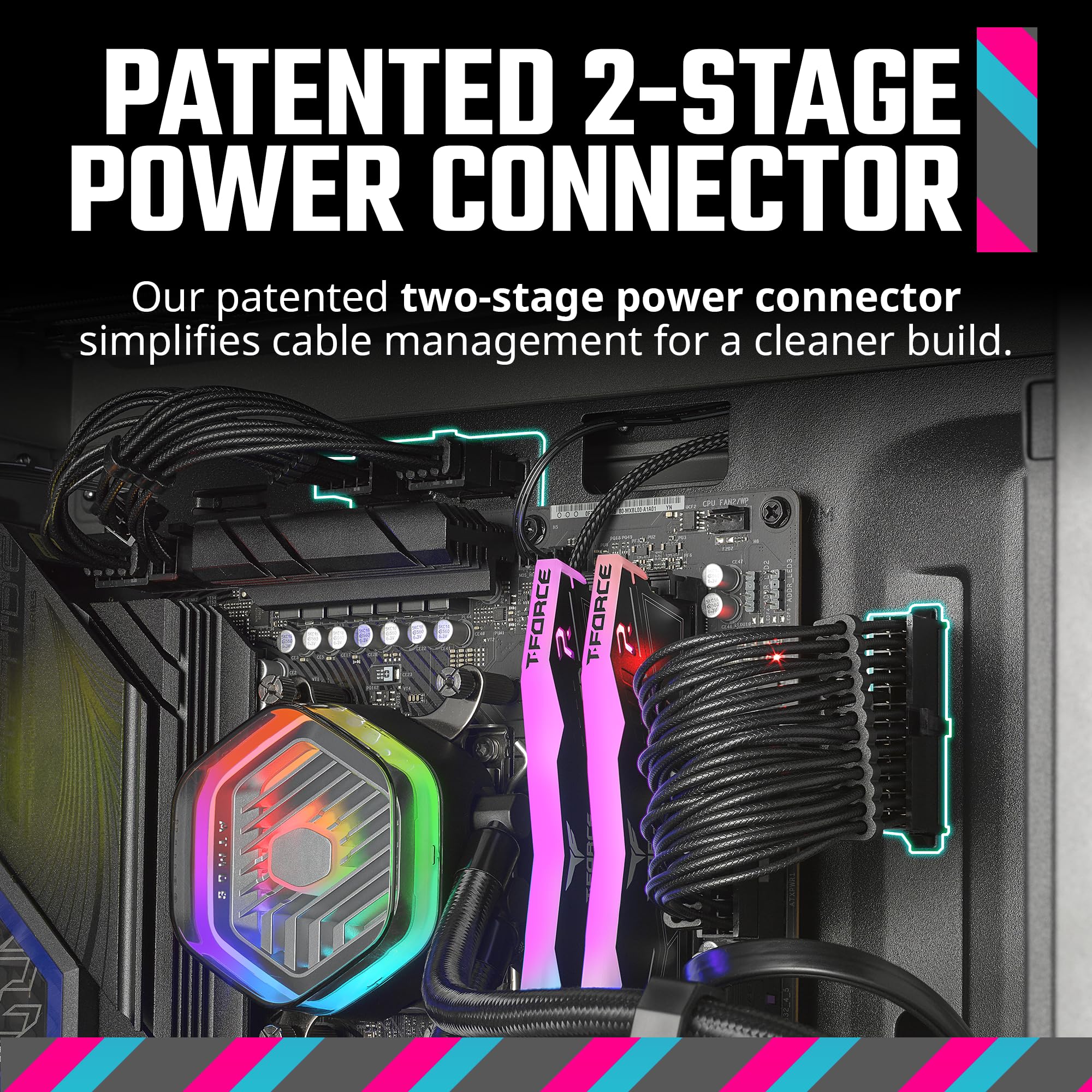 Cooler Master Td500 Max Atx Mid Tower Case, Custom Atmos 360 Max Aio, Gx Ii Gold 850W Atx 3.0 Psu, Mobius 120P Argb Pwm Fan, Typ