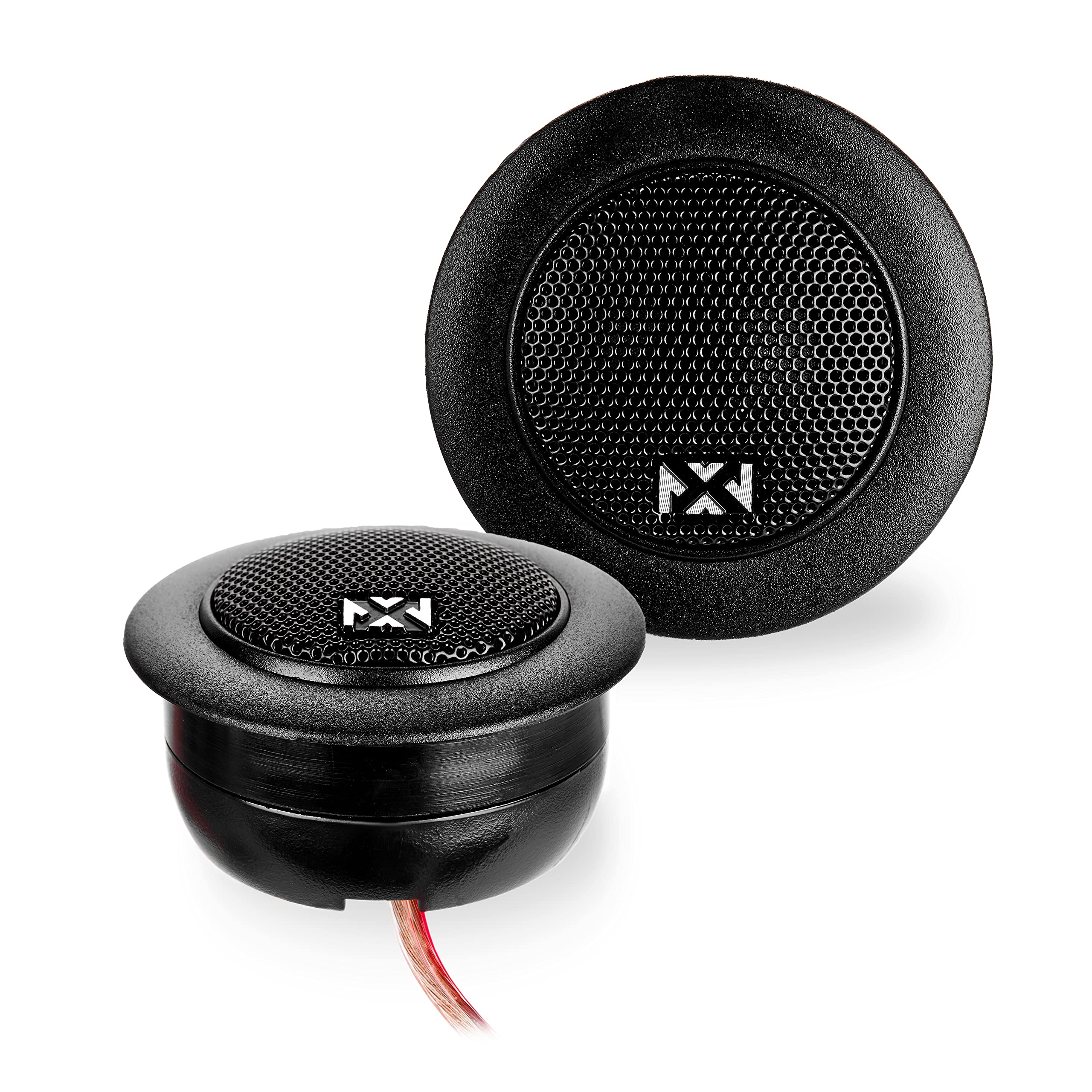 Nvx Vsptw 1'' Premium Car Tweeters, 450W Max, 150W Rms, Silk Dome Tweeters With Passive X Overs, Easy To Install In Cars/Trucks/