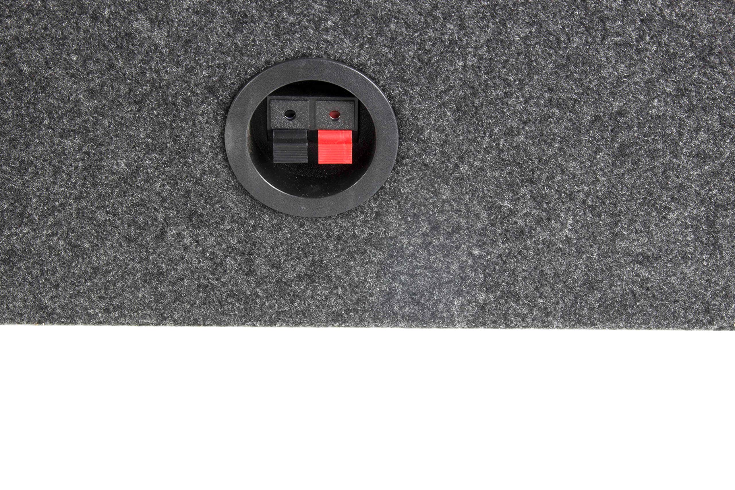 Qpower Qtw12 Single 12'' Sealed Car Audio Subwoofer Sub Box Enclosures, Pair