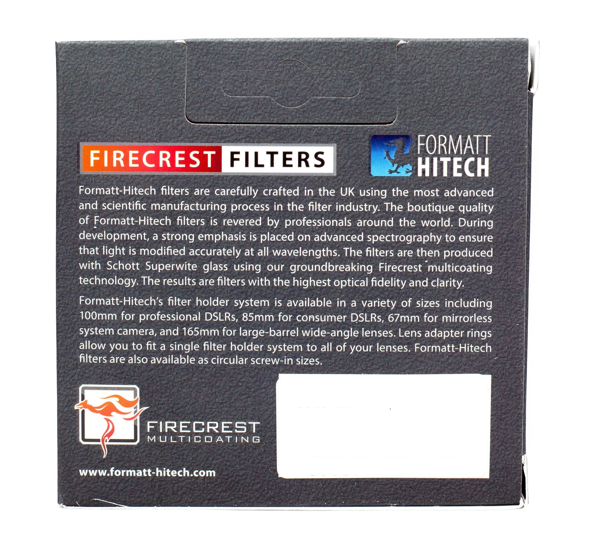 Firecrest Nd 67Mm Neutral Density Nd 2.4 (8 Stops) Filter For Photo, Video, Broadcast And Cinema Production